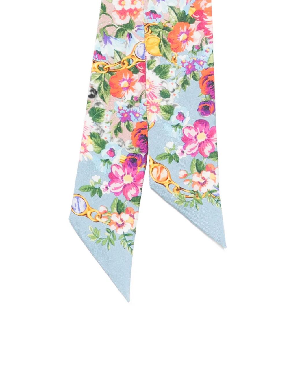FLORAL PRINT BANDEAU IN SILK FS215AGDDLGHF5XK (Dolce & Gabbana / スカーフ・マフラー ) | Dolce & Gabbana (ドルチェガッバーナ)(2)