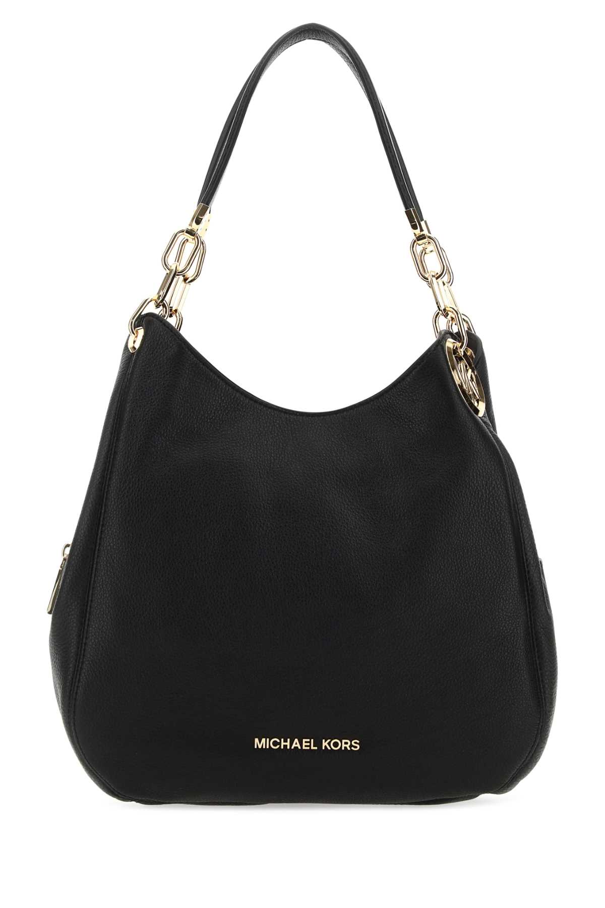 Black leather large Lillie shoulder bag 30T9G0LE3LBLACK (MICHAEL MICHAEL KORS / ハンドバッグ・ショルダーバッグ ) | MICHAEL MICHAEL KORS (マイケル・マイケル・コース)