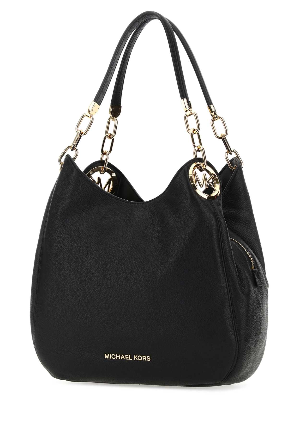 Black leather large Lillie shoulder bag 30T9G0LE3LBLACK (MICHAEL MICHAEL KORS / ハンドバッグ・ショルダーバッグ ) | MICHAEL MICHAEL KORS (マイケル・マイケル・コース)(1)