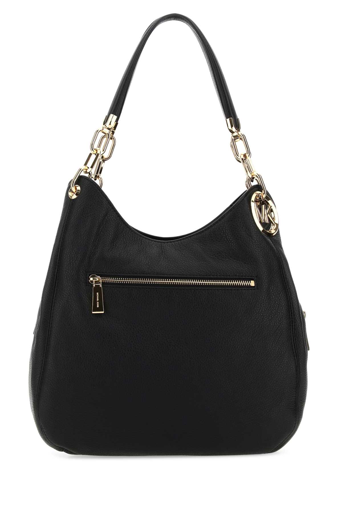 Black leather large Lillie shoulder bag 30T9G0LE3LBLACK (MICHAEL MICHAEL KORS / ハンドバッグ・ショルダーバッグ ) | MICHAEL MICHAEL KORS (マイケル・マイケル・コース)(2)