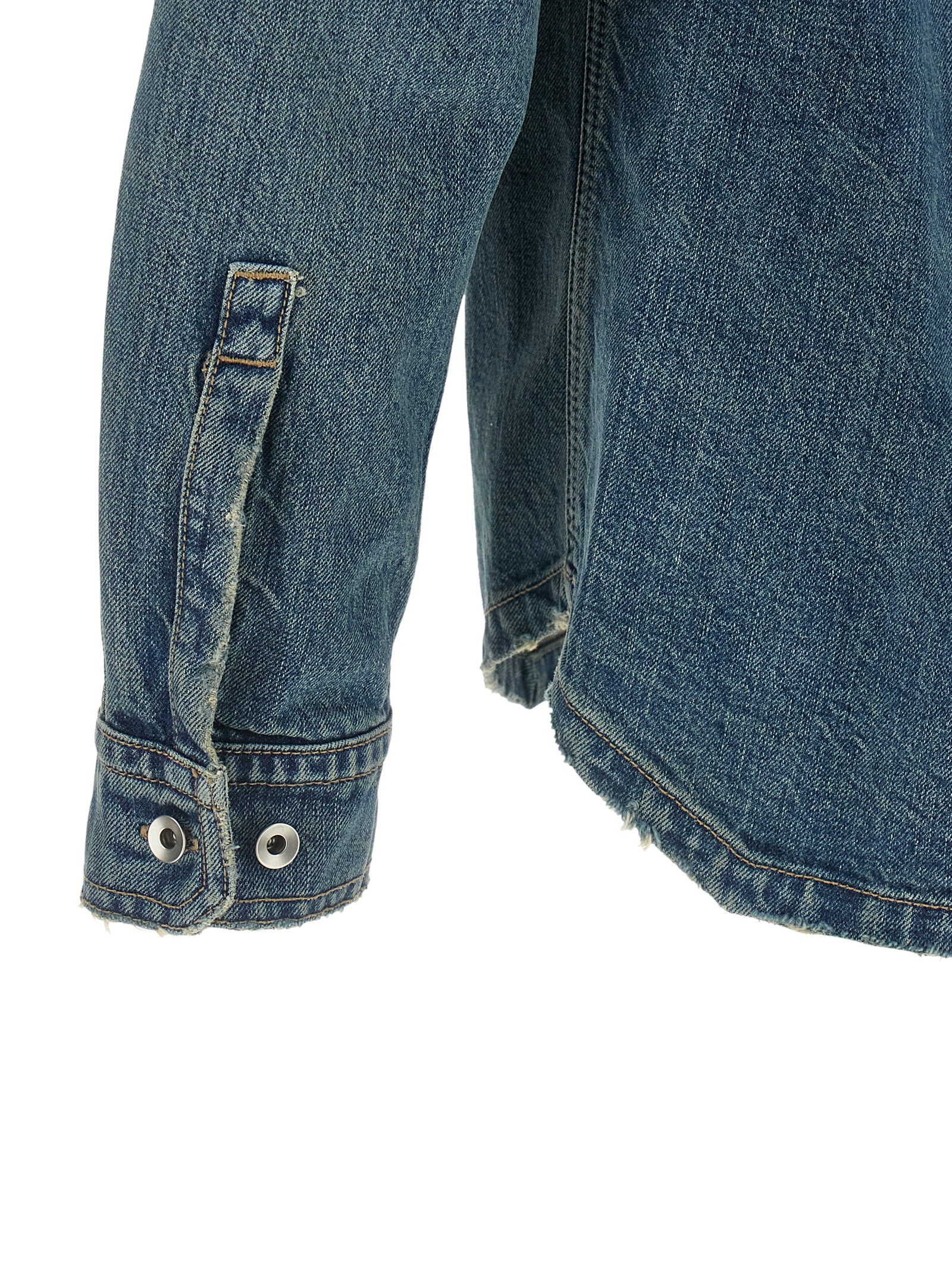 'Outershirt' jacket DU01F4755DWB06 (Rick Owens DRKSHDW / シャツ・ブラウス ) | Rick Owens DRKSHDW (リック オウエンス ダークシャドウ)(3)