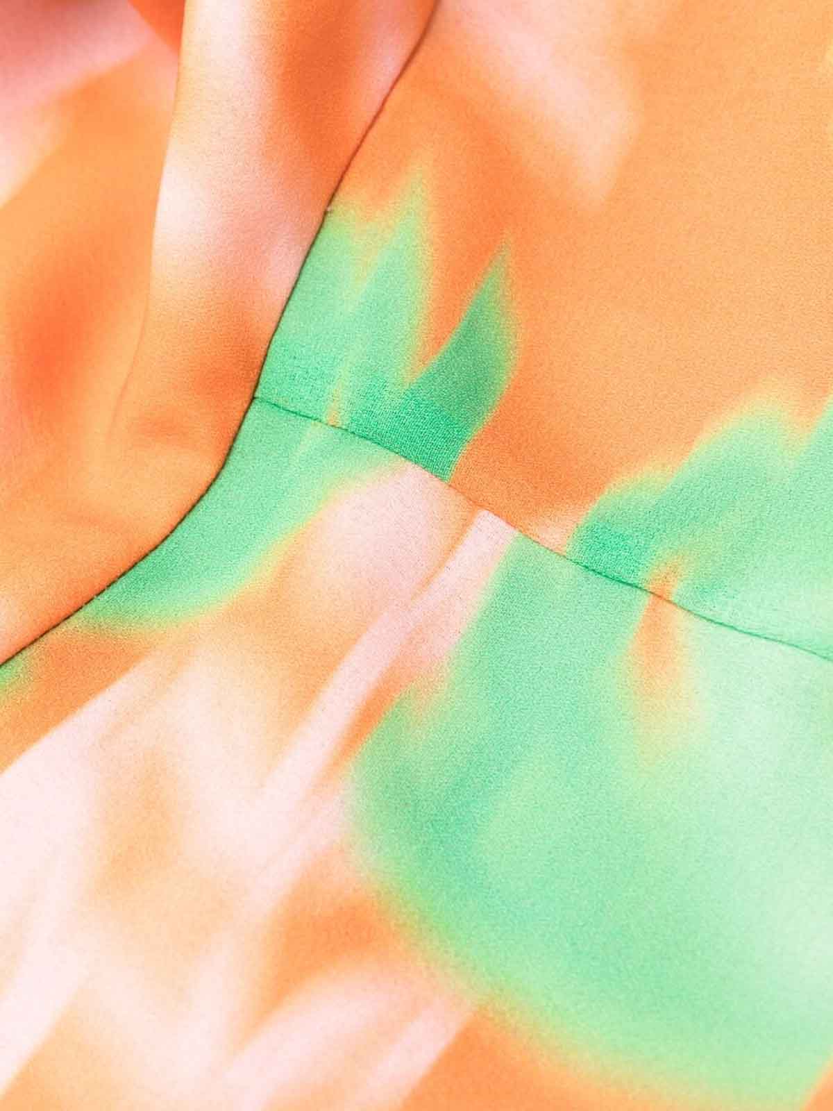 Printed Crepe V-Neck Dress F7688860 (GANNI / ワンピース・ドレス・オールインワン ) | GANNI (ガニー)(5)