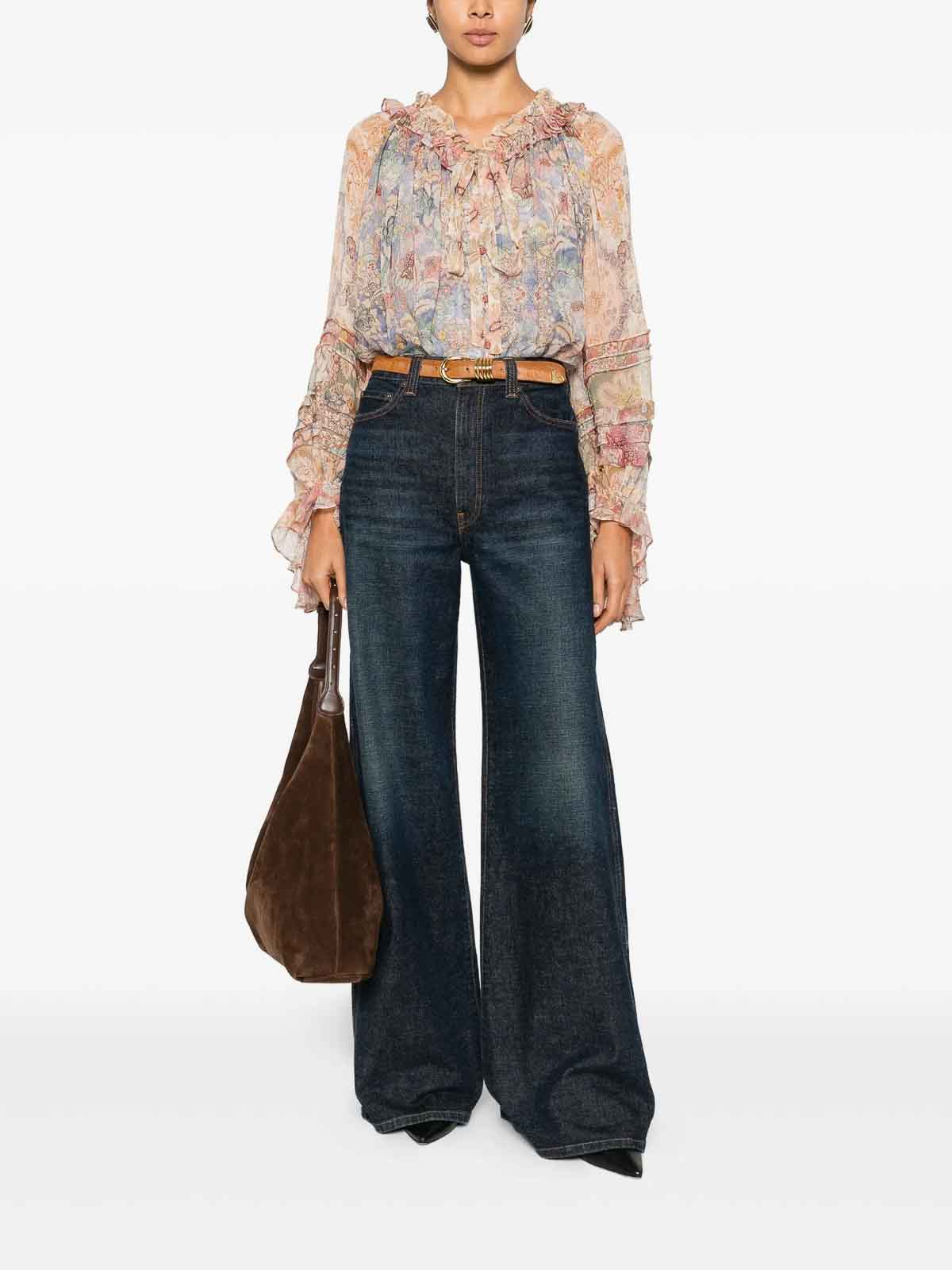 Rebellion Corded Blouse 7237TC261SPLIFLO (ZIMMERMANN / シャツ・ブラウス ) | ZIMMERMANN (ジマーマン)(1)