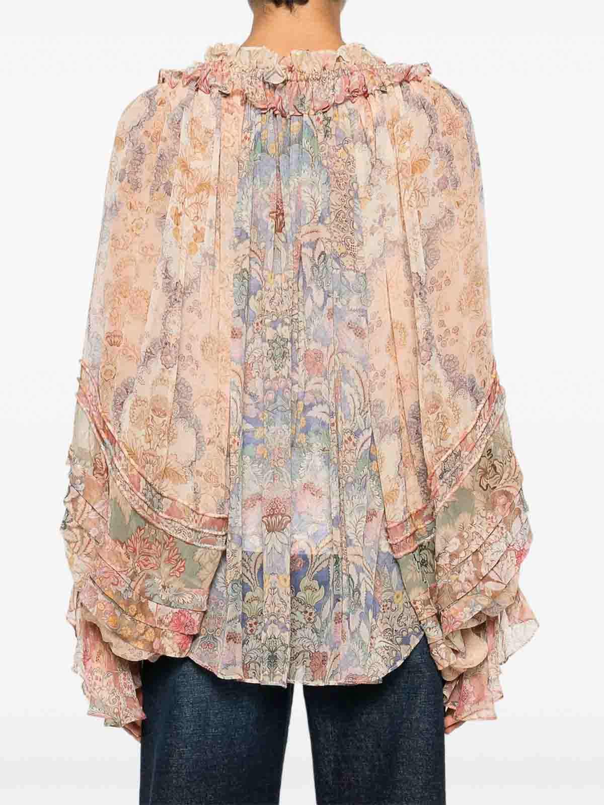 Rebellion Corded Blouse 7237TC261SPLIFLO (ZIMMERMANN / シャツ・ブラウス ) | ZIMMERMANN (ジマーマン)(3)