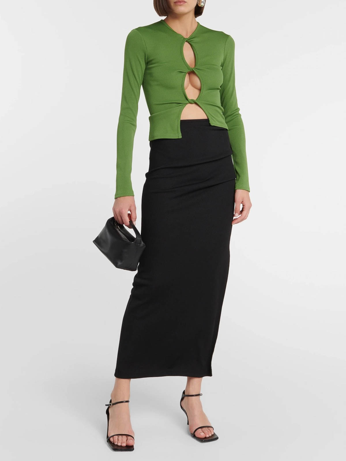 Open Twist Column Skirt 23024317BLACK (CHRISTOPHER ESBER / スカート ) | CHRISTOPHER ESBER (クリストファー エスバー)(1)