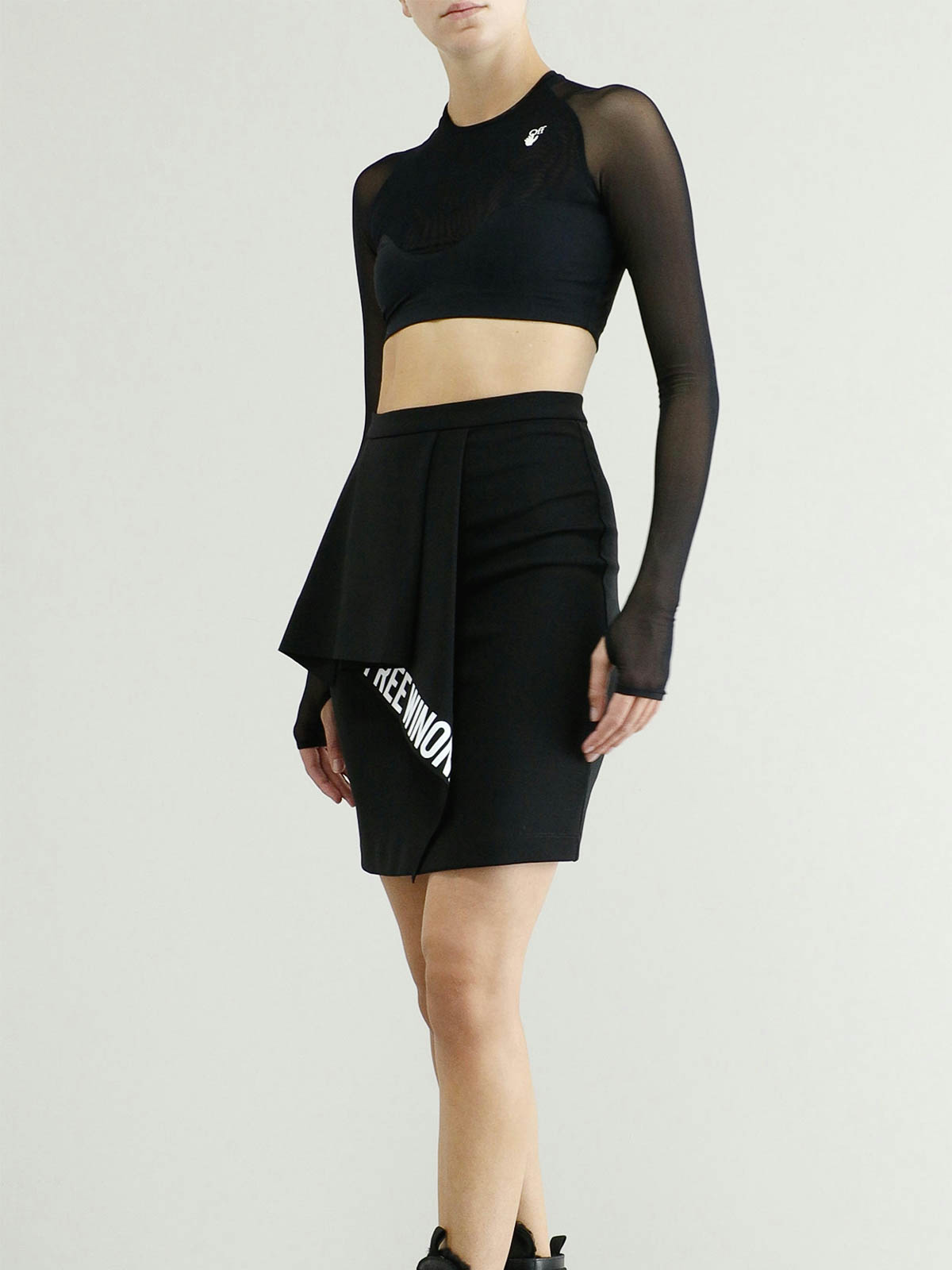 Mini Skirt OWCC097E20FAB0011001 (Off-White / スカート ) | Off-White (オフホワイト)(1)