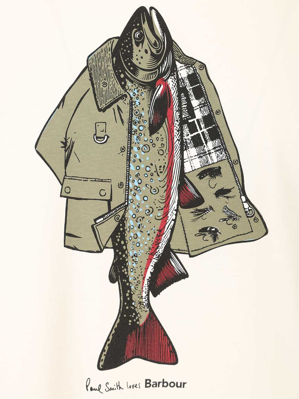 Tshirt Fish Can MTS1612MTSWH32 (Barbour / Tシャツ・カットソー ) | Barbour (バブアー)(2)