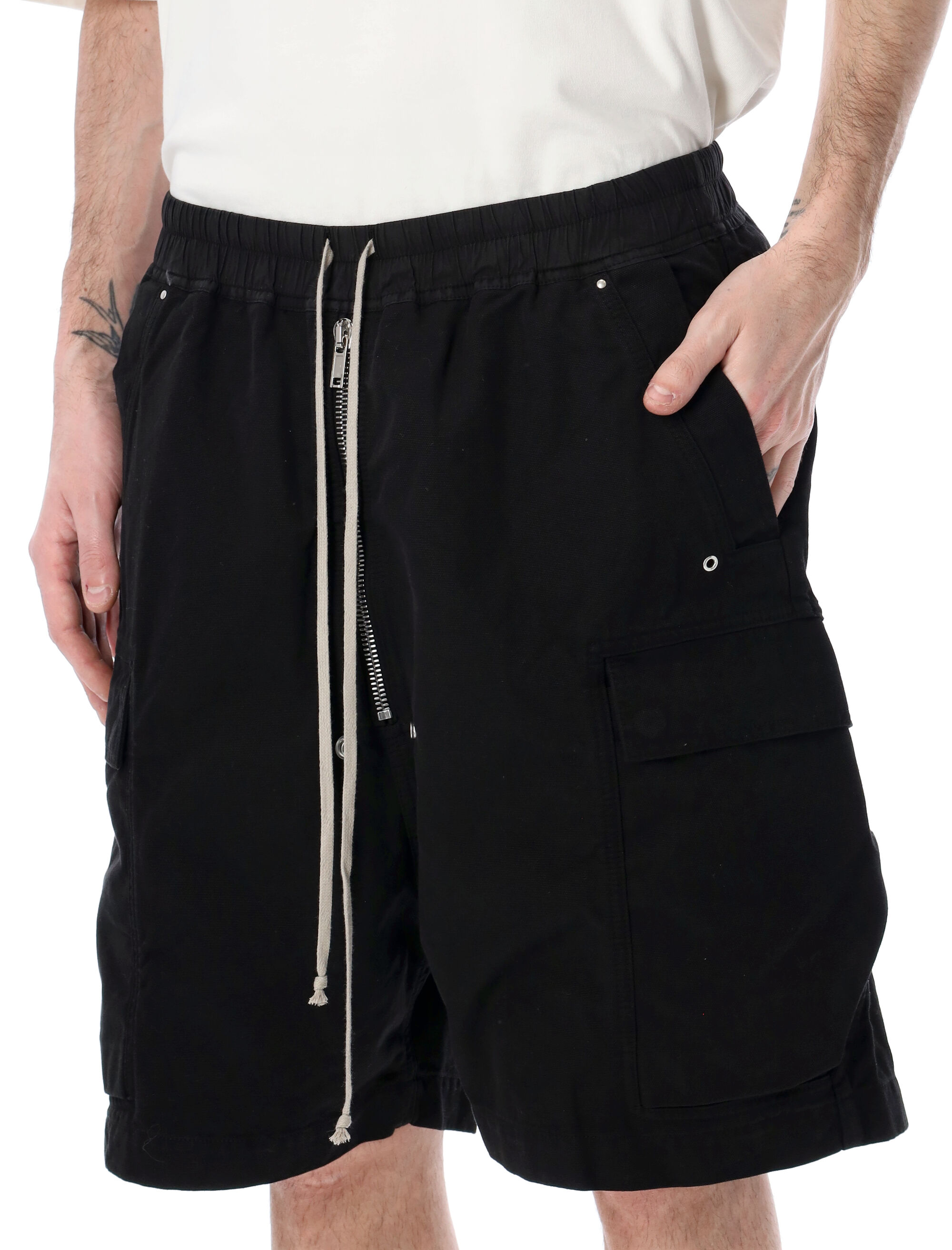 RICK OWENS DRKSHDW Shorts Black DU01F4369CVS09 (Rick Owens DRKSHDW / ショートパンツ ) | Rick Owens DRKSHDW (リック オウエンス ダークシャドウ)(2)