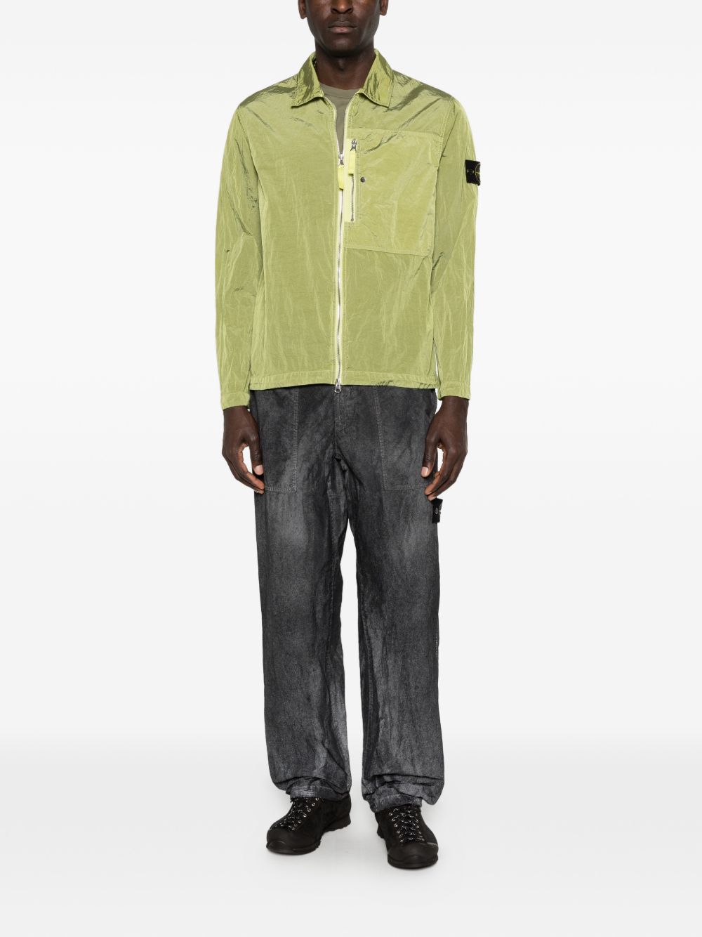 Stone Island Shirts Green L1S151200038S0019V0031 (STONE ISLAND / シャツ・ブラウス ) | STONE ISLAND (ストーンアイランド)(1)
