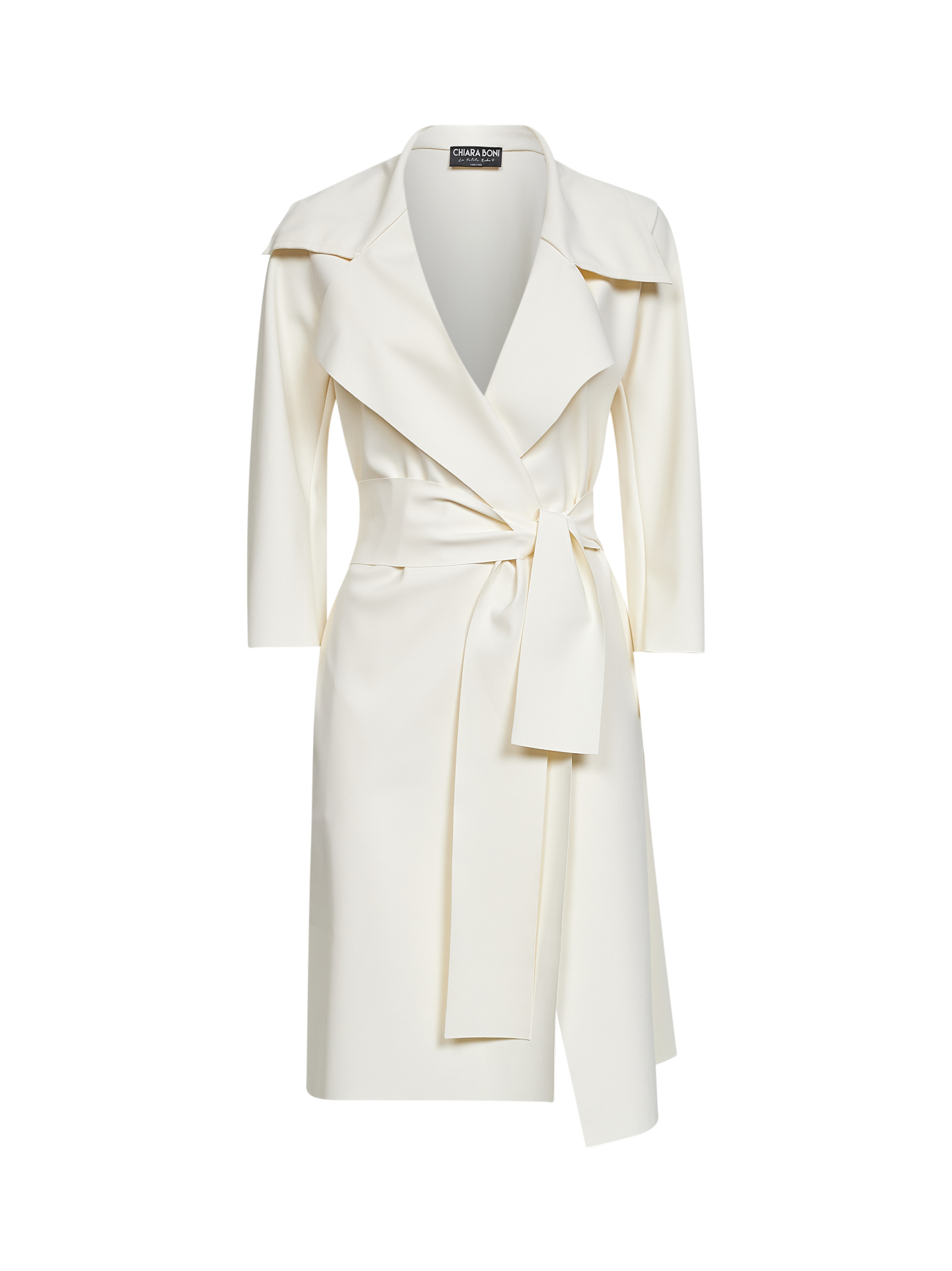 Chiara Boni La Petite Robe Coats White CASAVE19IB802 (CHIARA BONI La Petite Robe / コート ) | CHIARA BONI La Petite Robe (キアラ ボーニ ラ プチ ローブ))