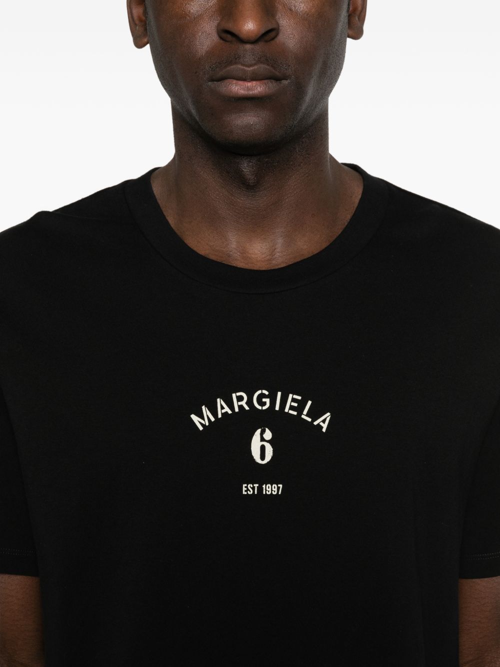 MM6 Maison Margiela T-shirts and Polos Black SH2GC0038M20048900 (MM6 Maison Margiela / Tシャツ・カットソー ) | MM6 Maison Margiela (エムエムシックス)(3)