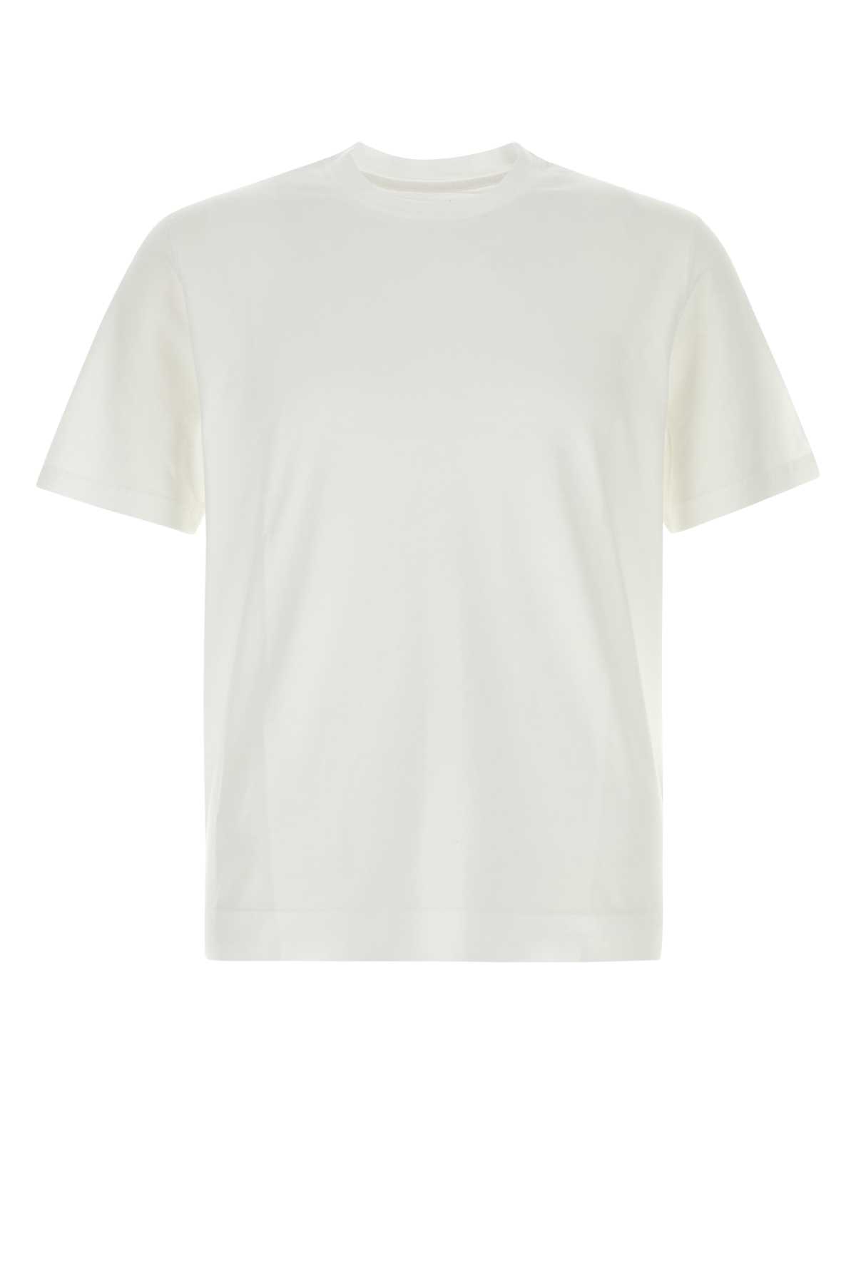 White cotton t-shirt TUD0010341 (FEDELI / Tシャツ・カットソー ) | FEDELI (フェデリ)