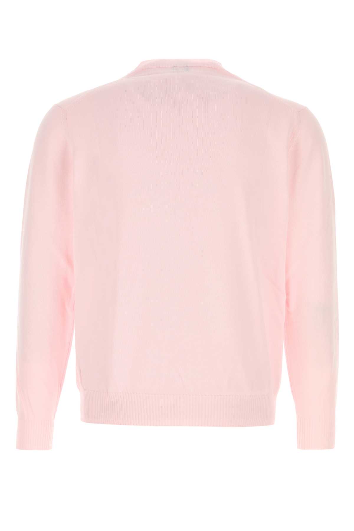 Pastel pink cotton sweater MUD800138 (FEDELI / ニット・セーター・カーディガン ) | FEDELI (フェデリ)(1)