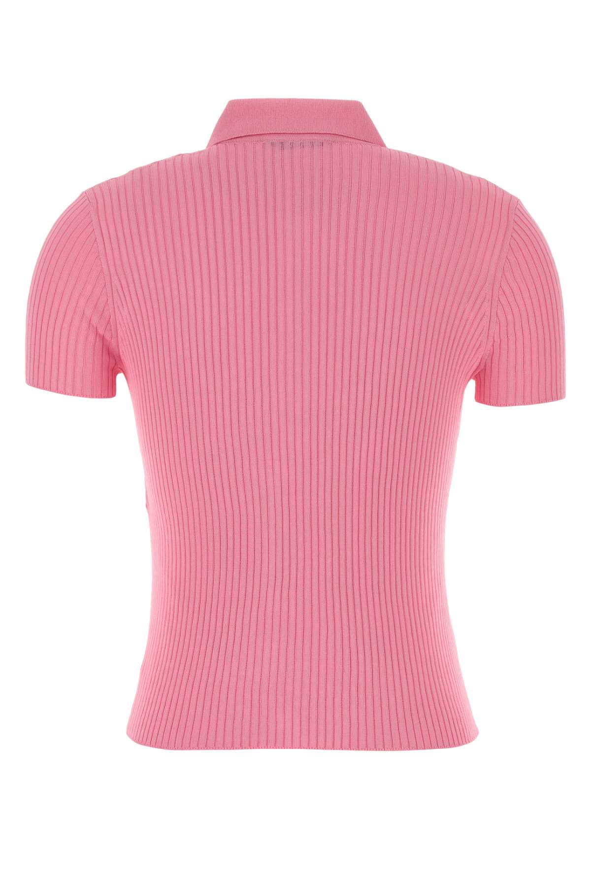 Fluo pink viscose blend cardigan 857233T52375000 (Balenciaga / シャツ・ブラウス ) | Balenciaga (バレンシアガ)(1)