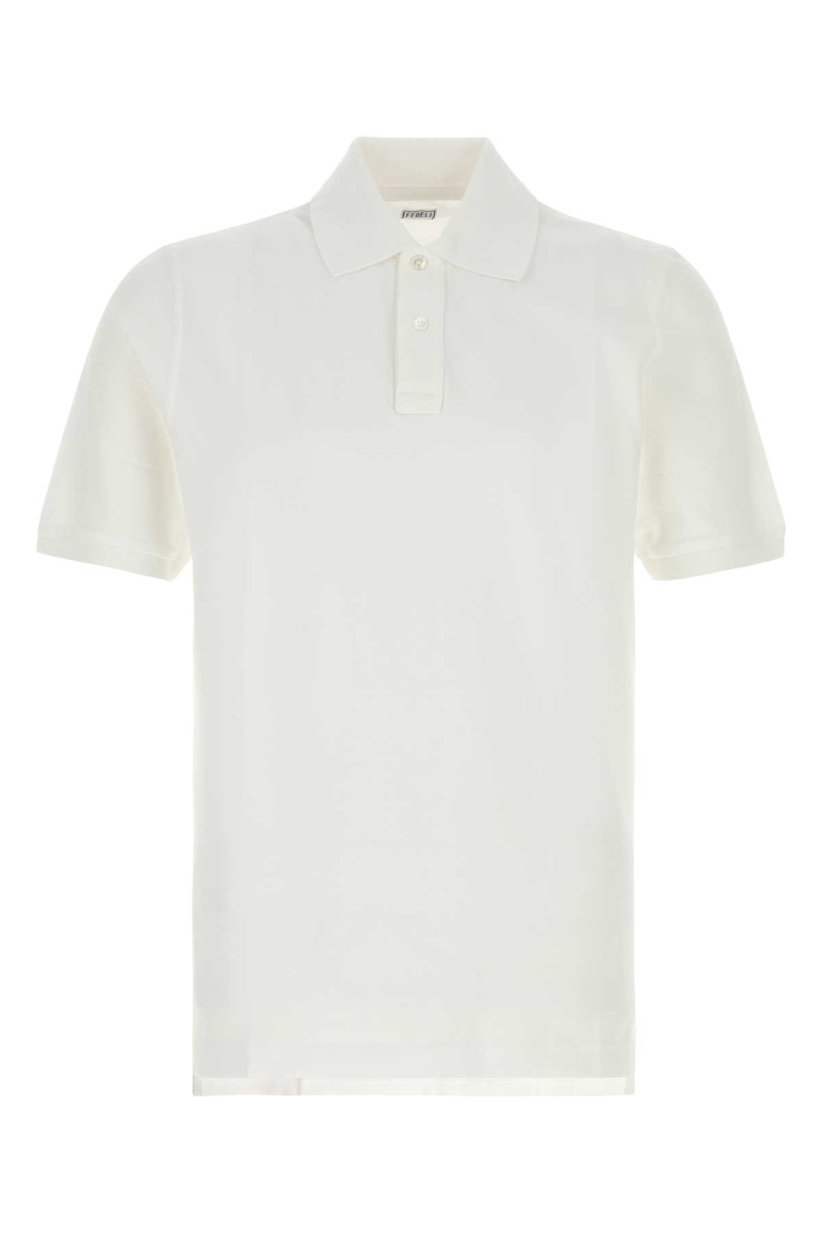 White piquet polo shirt TUD0012841 (FEDELI / ポロシャツ ) | FEDELI (フェデリ)