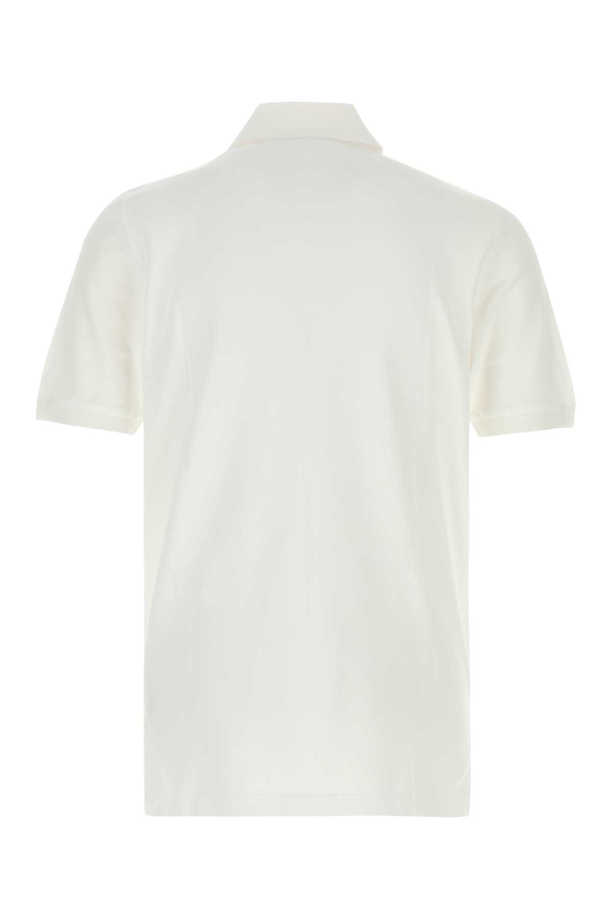 White piquet polo shirt TUD0012841 (FEDELI / ポロシャツ ) | FEDELI (フェデリ)(1)