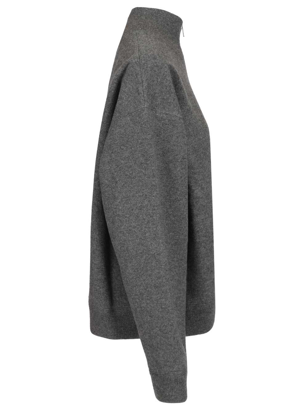 Cashmere and jersey zip-up sweater MMR467 (MIU MIU / ニット・セーター・カーディガン ) | MIU MIU (ミュウミュウ)(2)