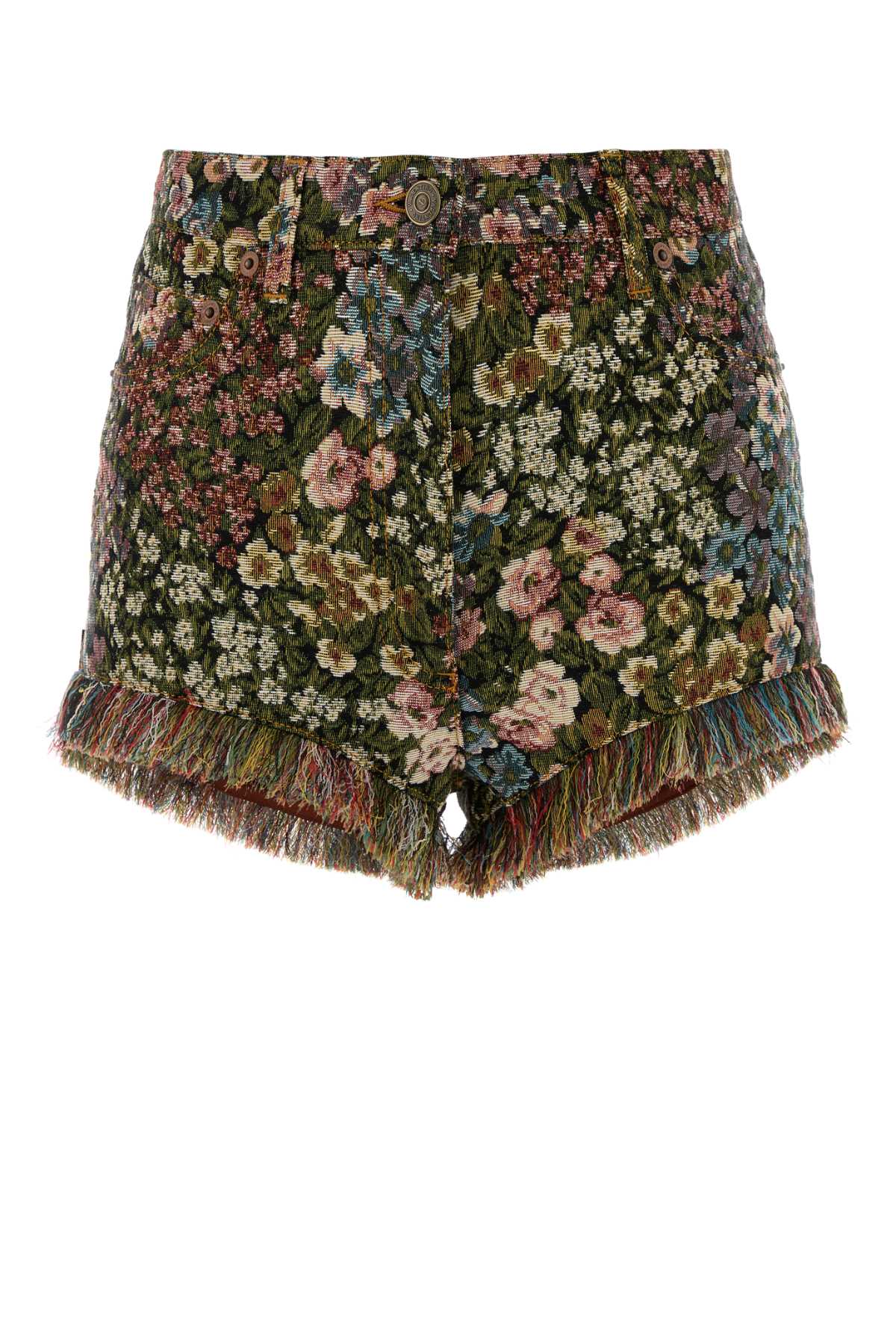 Embroidered canvas shorts 8B3RF20Y9Y6K92 (Valentino Garavani / ショートパンツ ) | Valentino Garavani (ヴァレンティノ)