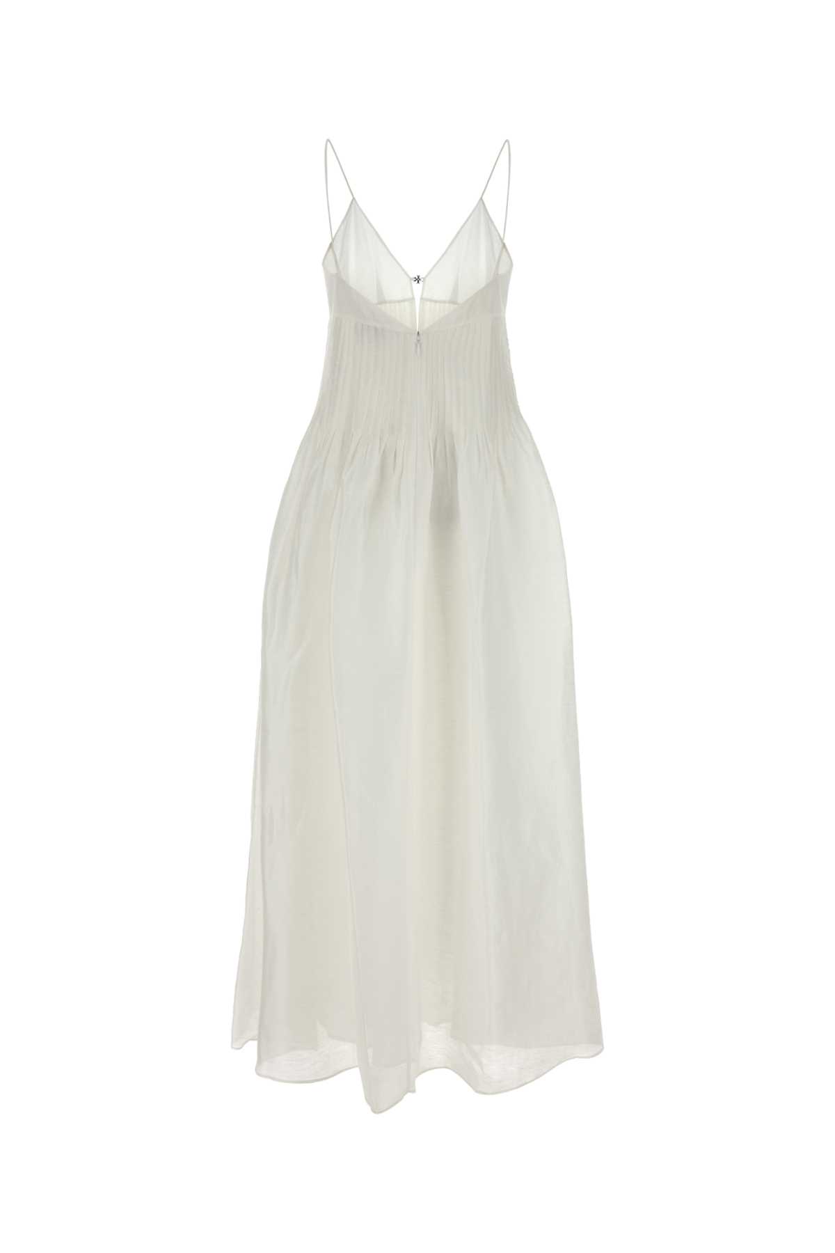 White linen blend dress 181157100 (TORY BURCH / ワンピース・ドレス・オールインワン ) | TORY BURCH (トリーバーチ)(1)