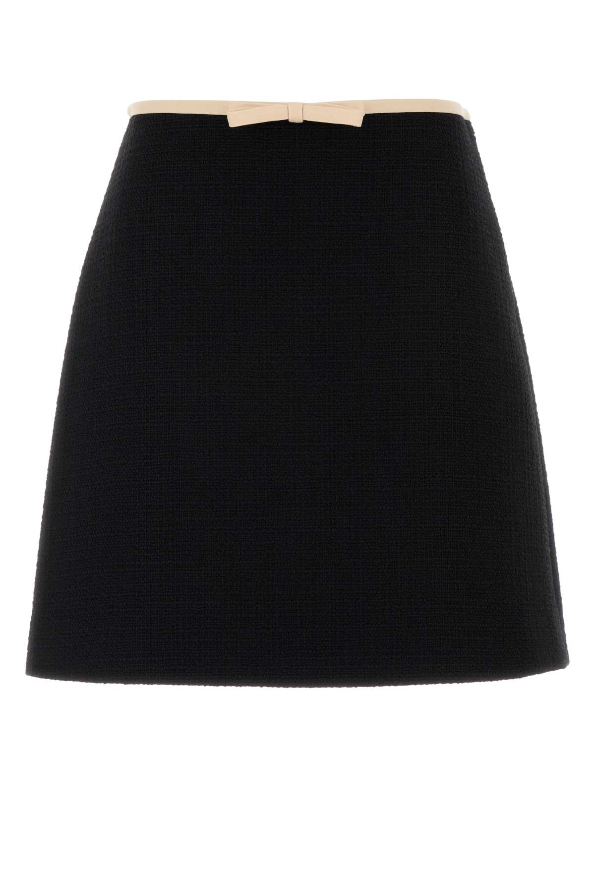Black tweed mini skirt 7B0RAEB090YES9 (Valentino Garavani / スカート ) | Valentino Garavani (ヴァレンティノ)