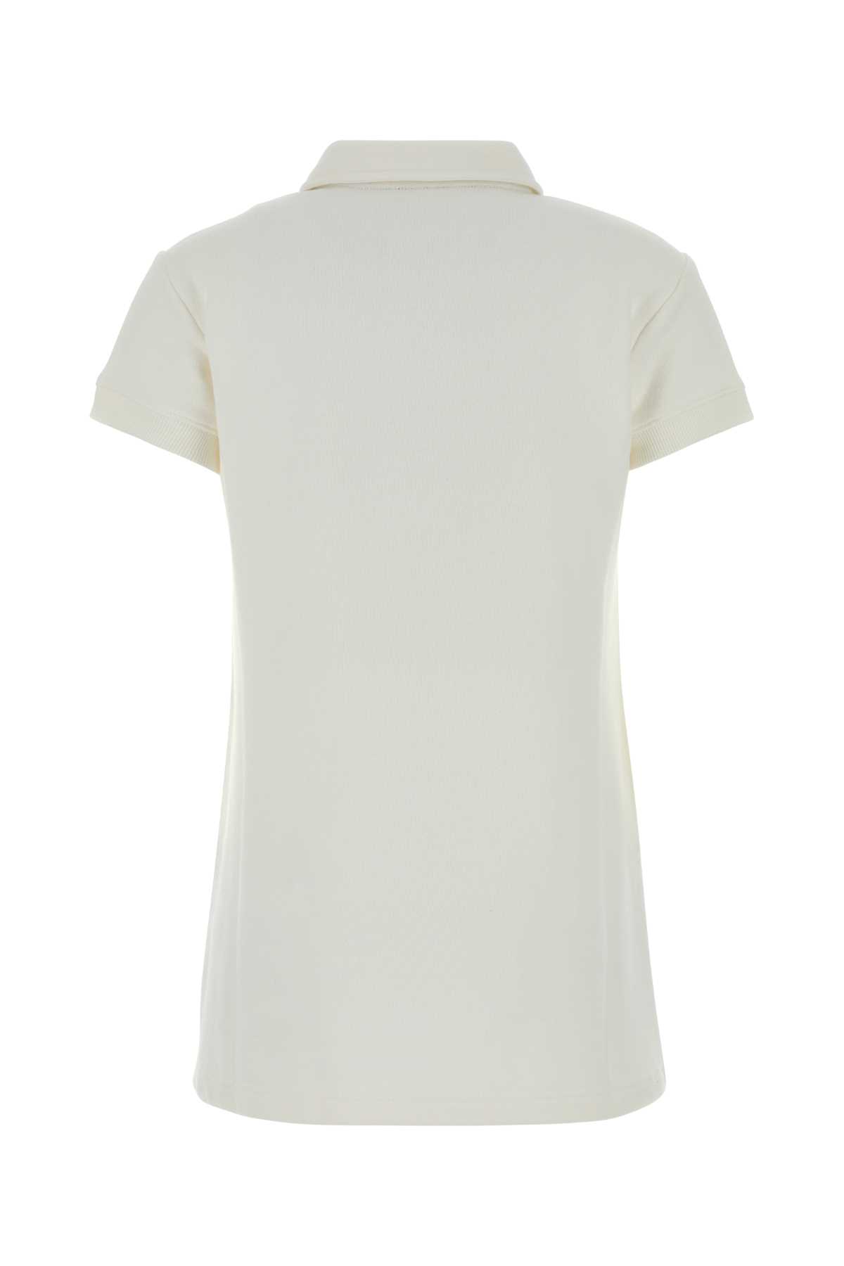 White cotton polo dress DRPW043W (AUTRY / ワンピース・ドレス・オールインワン ) | AUTRY (オートリー)(1)