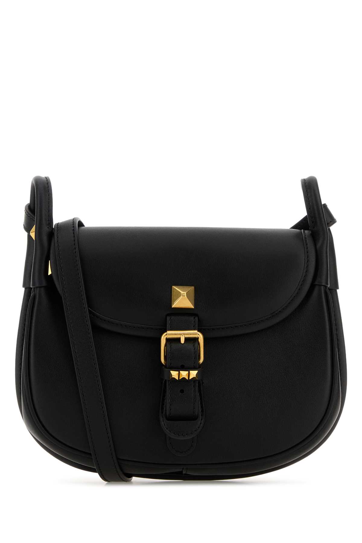 Black leather Flaneuse crossbody bag 8W2B0T08FEF0NO (Valentino Garavani / ハンドバッグ・ショルダーバッグ ) | Valentino Garavani (ヴァレンティノ)