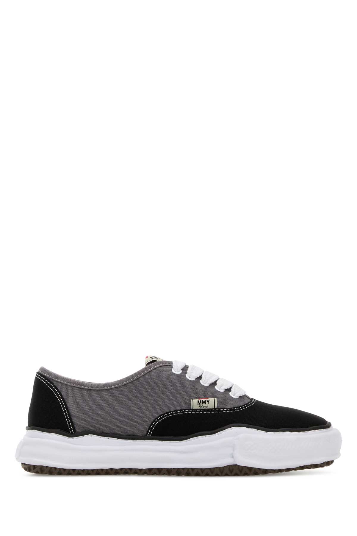 Two-tone canvas sneakers A13FW738BLKGRY (Maison Mihara Yasuhiro / スニーカー ) | Maison Mihara Yasuhiro (メゾン ミハラ ヤスヒロ)