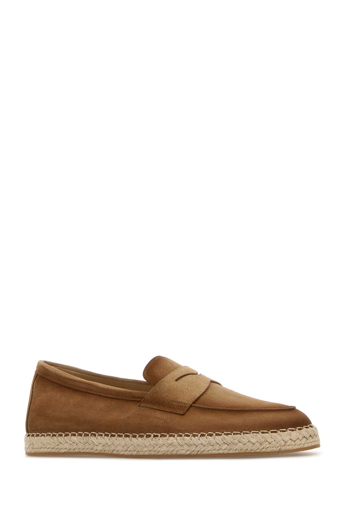 Camel suede Carlo espadrilles MBCD22193PBTTSE2C13 (Santoni / サンダル ) | Santoni (サントーニ)(1)