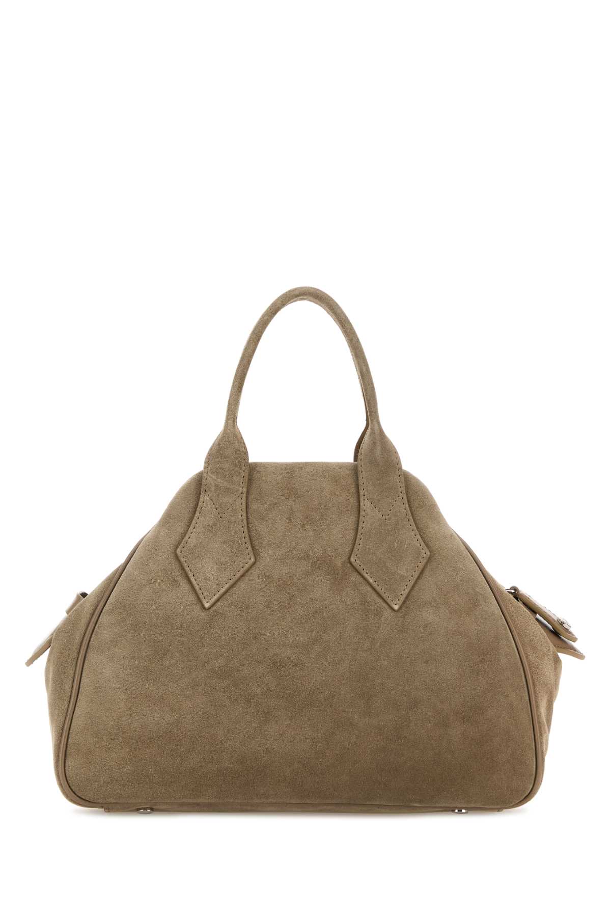 Dove grey suede medium Yasmine handbag 4702000UWL007EP409 (Vivienne Westwood / ハンドバッグ・ショルダーバッグ ) | Vivienne Westwood (ヴィヴィアン・ウェストウッド)(2)
