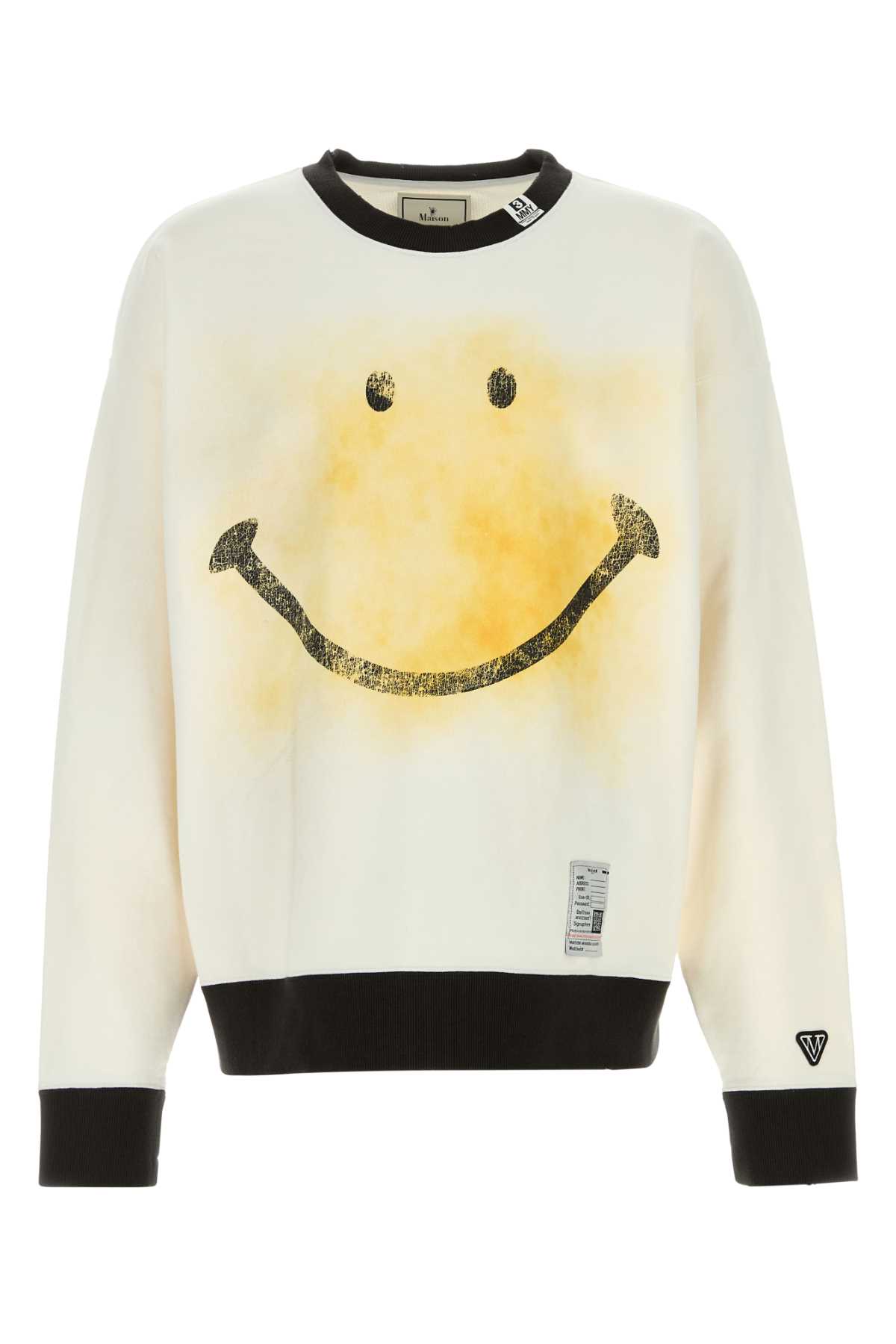 White cotton oversize sweatshirt J15PO732WHITE (Maison Mihara Yasuhiro / スウェット・フーディー ) | Maison Mihara Yasuhiro (メゾン ミハラ ヤスヒロ)