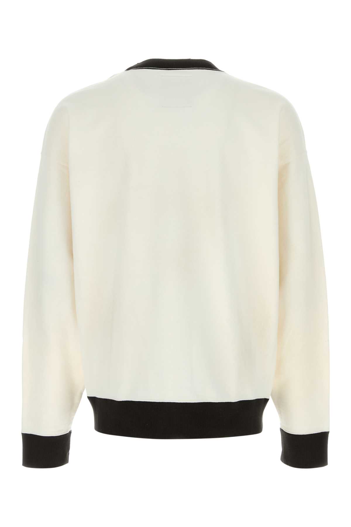 White cotton oversize sweatshirt J15PO732WHITE (Maison Mihara Yasuhiro / スウェット・フーディー ) | Maison Mihara Yasuhiro (メゾン ミハラ ヤスヒロ)(1)