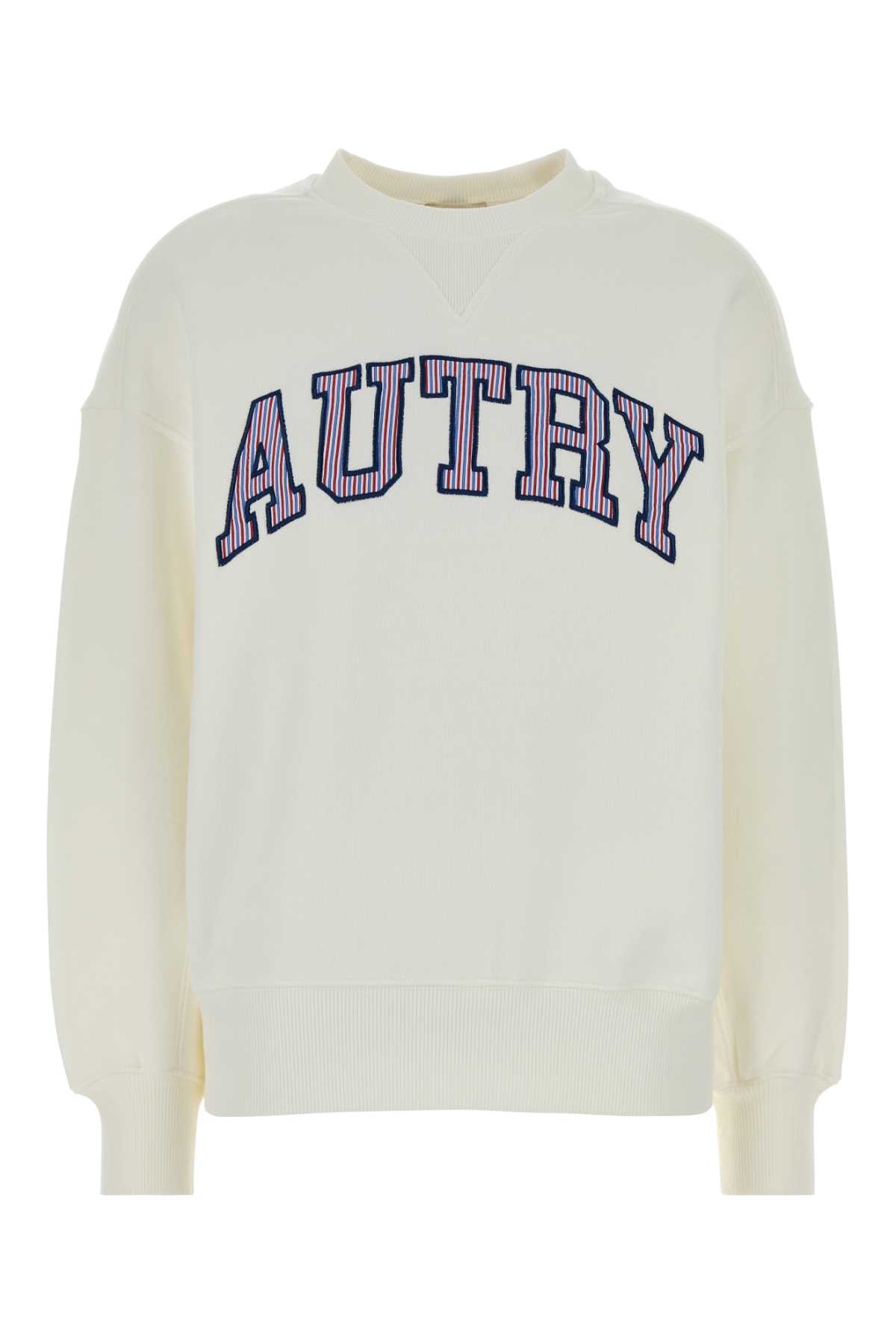 White cotton sweatshirt SWPX036W (AUTRY / スウェット・フーディー ) | AUTRY (オートリー)