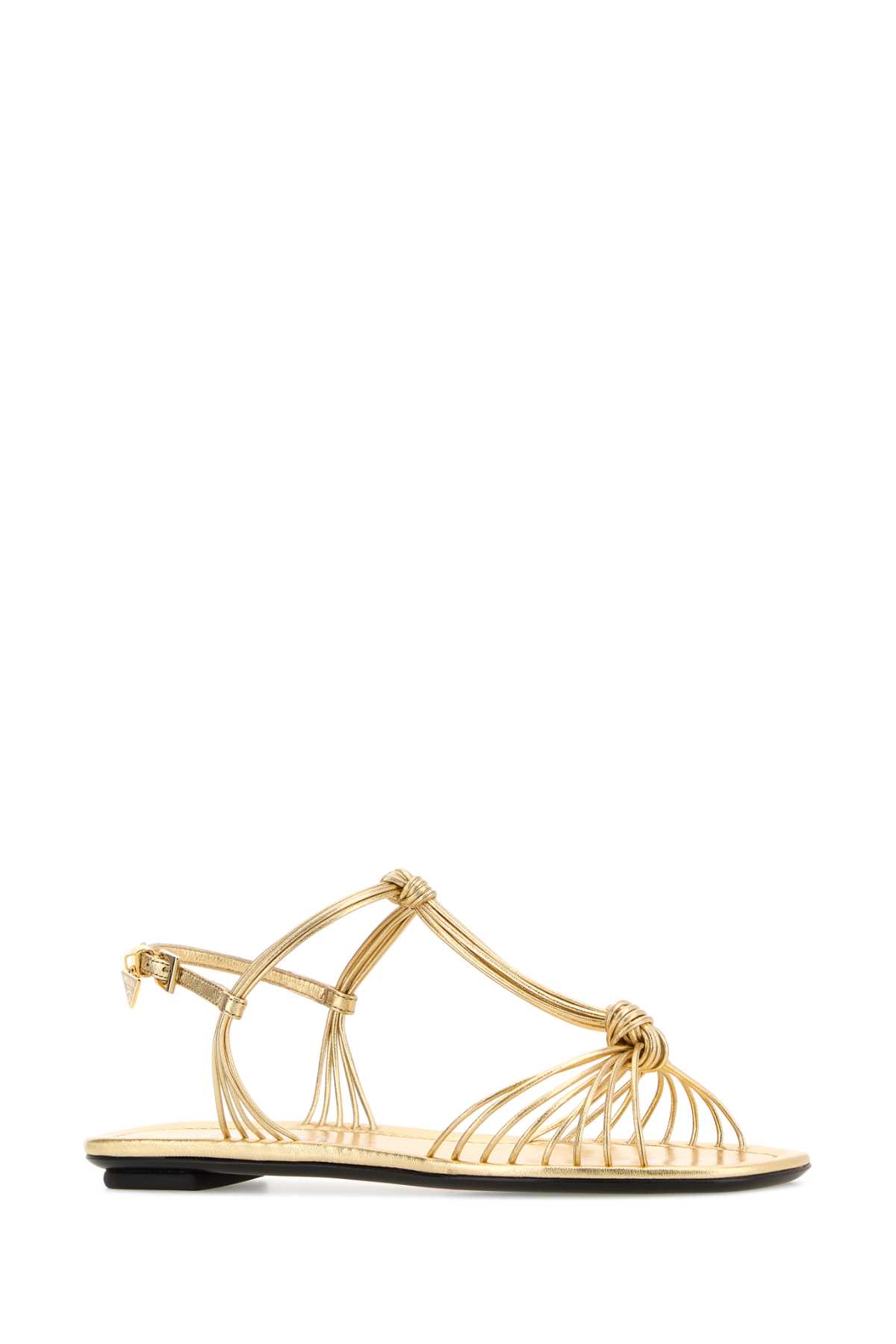 Gold leather sandals 1X407OF005X20F0522 (Prada / サンダル ) | Prada (プラダ)(1)