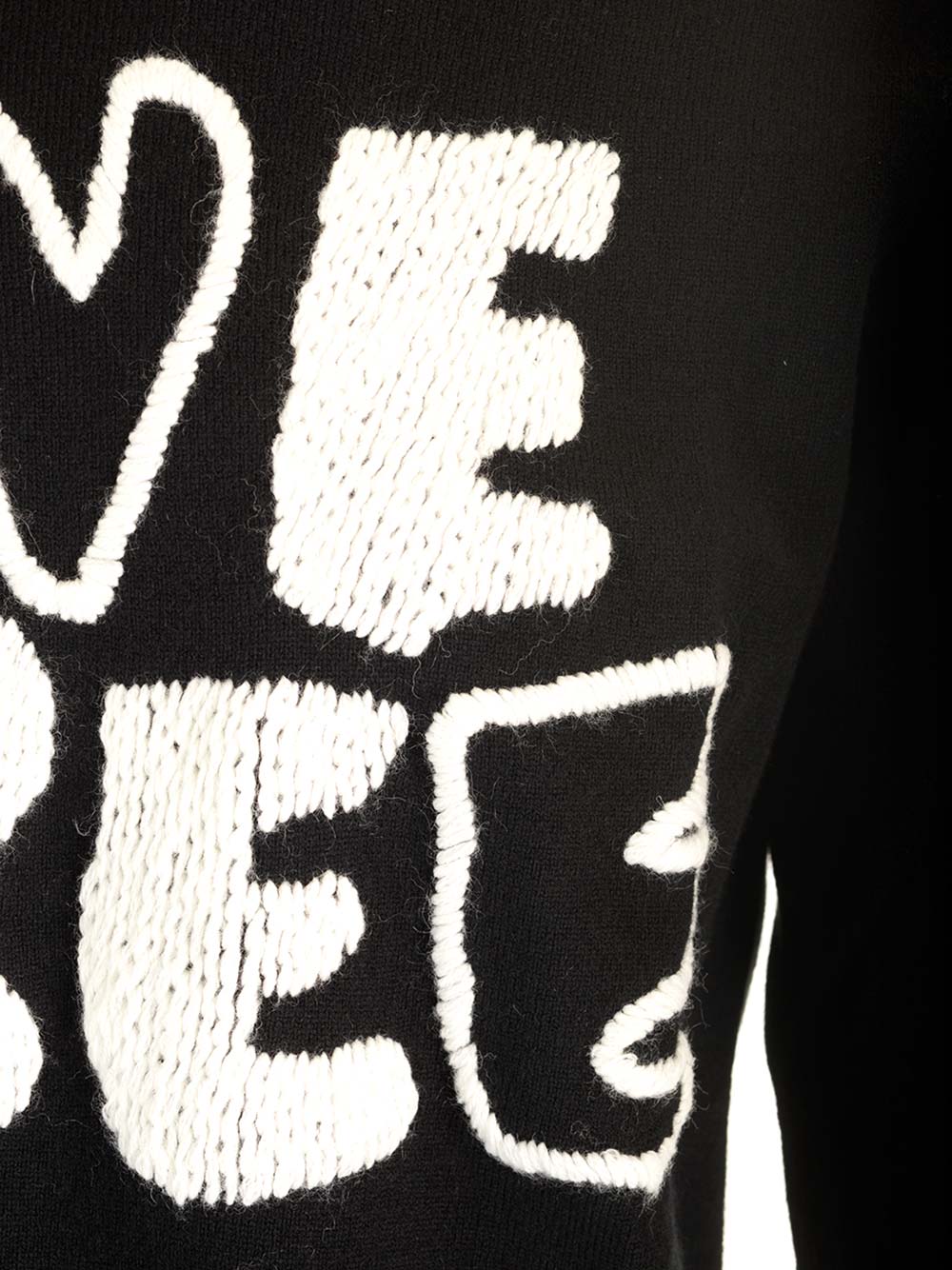 WOOL CREWNEWCK SWEATER WITH "LIVE FREE" EMBROIDERY FNN003W241 (Comme Des Garçons SHIRT / ニット・セーター・カーディガン ) | Comme Des Garçons SHIRT (コムデギャルソン シャツ)(3)