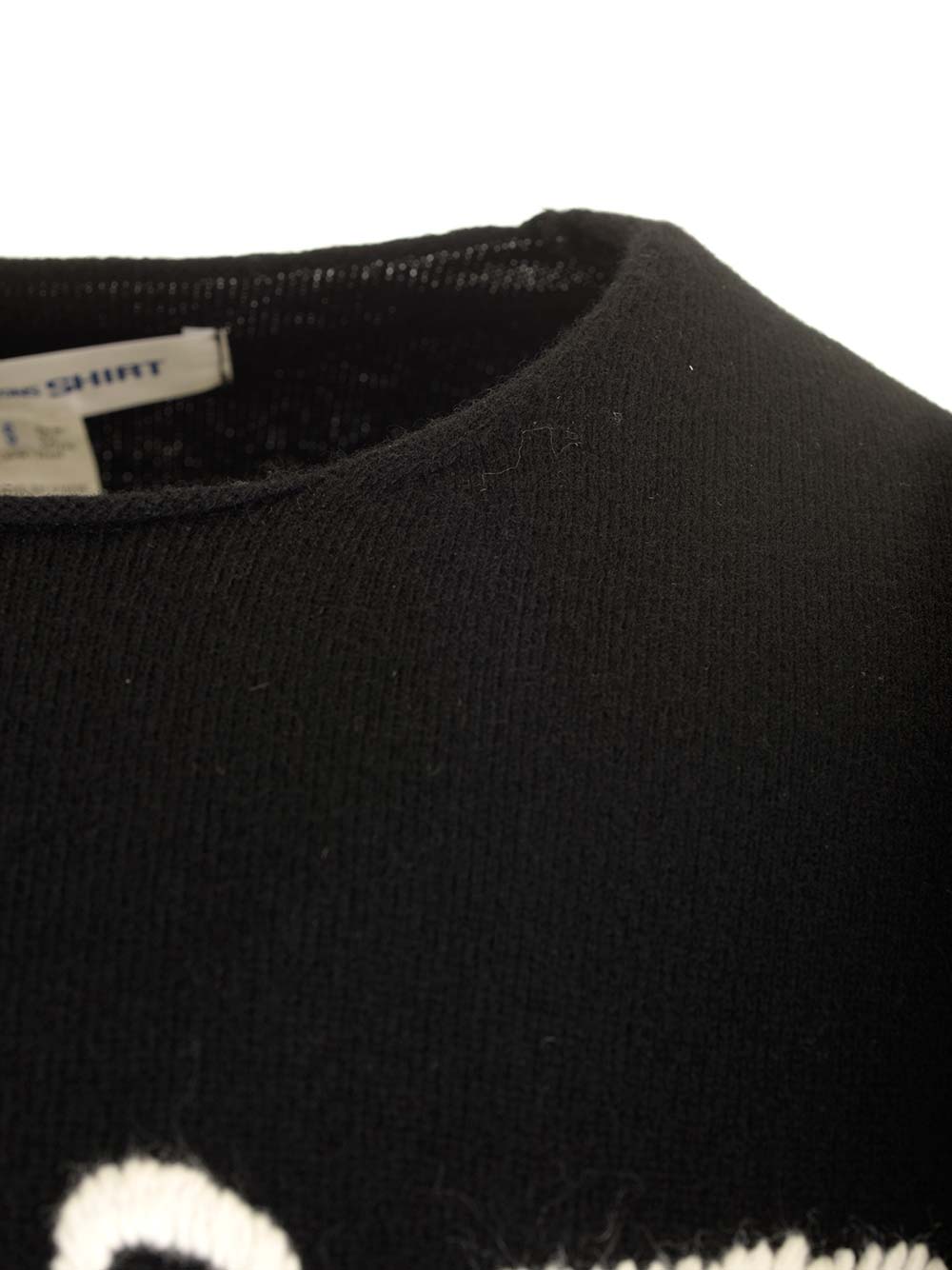 WOOL CREWNEWCK SWEATER WITH "LIVE FREE" EMBROIDERY FNN003W241 (Comme Des Garçons SHIRT / ニット・セーター・カーディガン ) | Comme Des Garçons SHIRT (コムデギャルソン シャツ)(5)