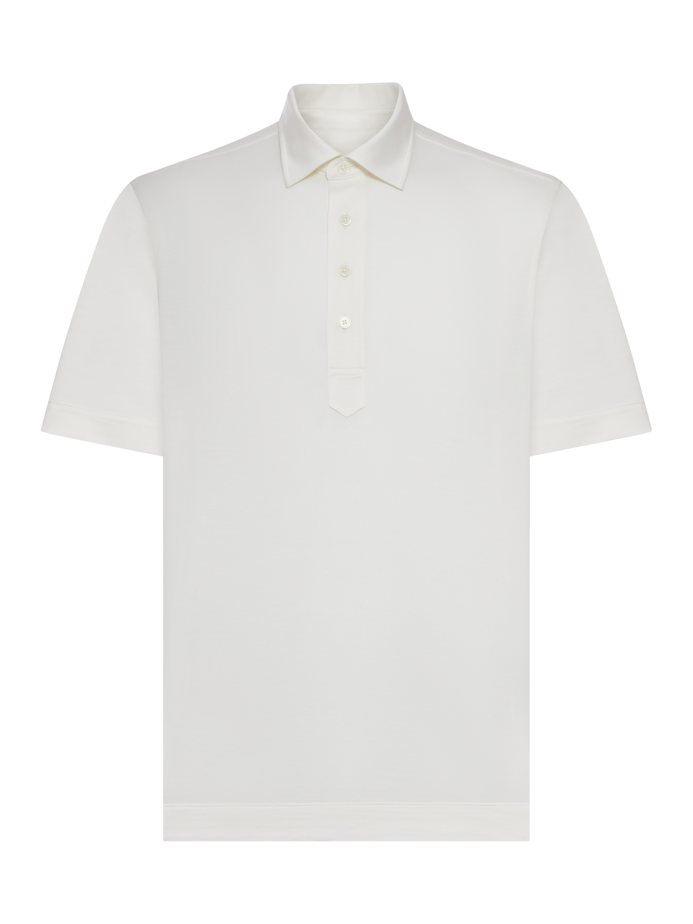 SILK AND COTTON KNITTED POLO SHIRT UH386A3H774N01 (ZEGNA / ポロシャツ ) | ZEGNA (ゼニア)