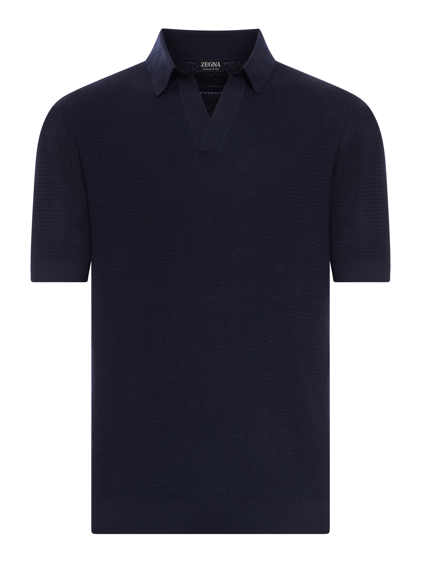 COTTON V-NECK POLO SHIRT UHC26A3C31B09 (ZEGNA / ポロシャツ ) | ZEGNA (ゼニア)