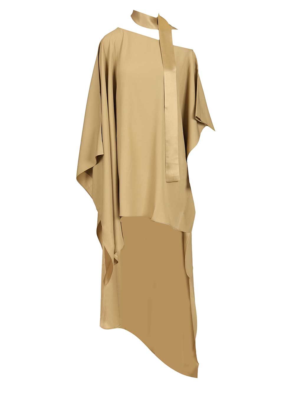 Trebbia asymmetric cady caftan TMPS2617810 (TALLER MARMO / ワンピース・ドレス・オールインワン ) | TALLER MARMO (タレー マルモ)