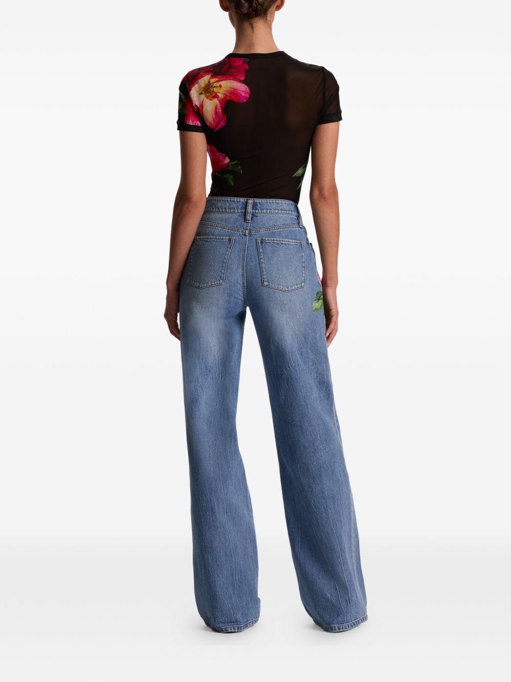 Alice + Olivia Jeans Clear Blue CD602117118P439 (alice + olivia / ジーンズ ) | alice + olivia (アリス アンド オリビア)(1)