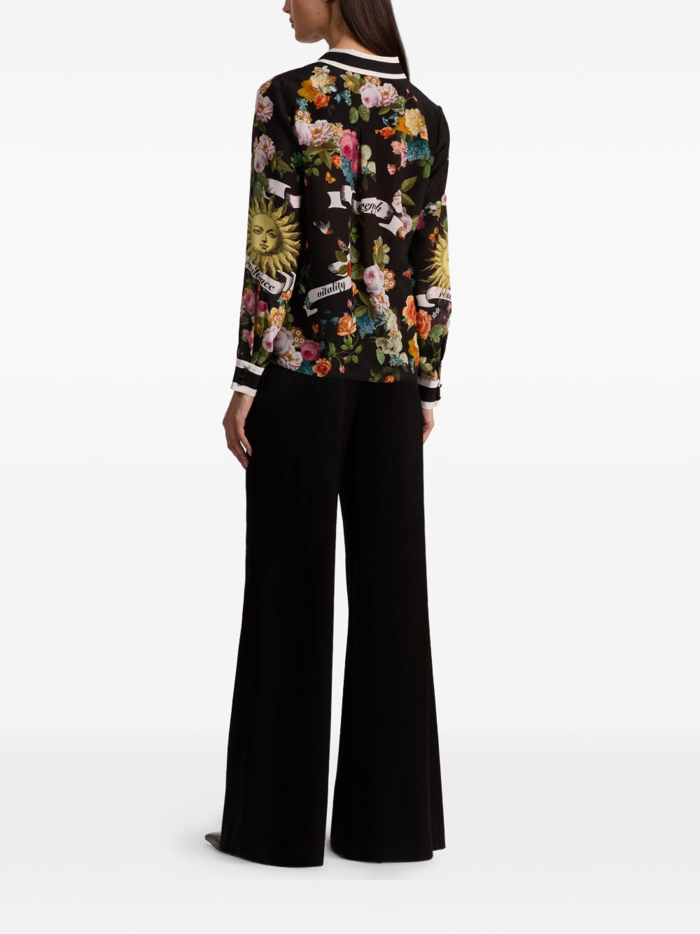 Alice + Olivia Shirts Black CC602P40016F034 (alice + olivia / シャツ・ブラウス ) | alice + olivia (アリス アンド オリビア)(1)