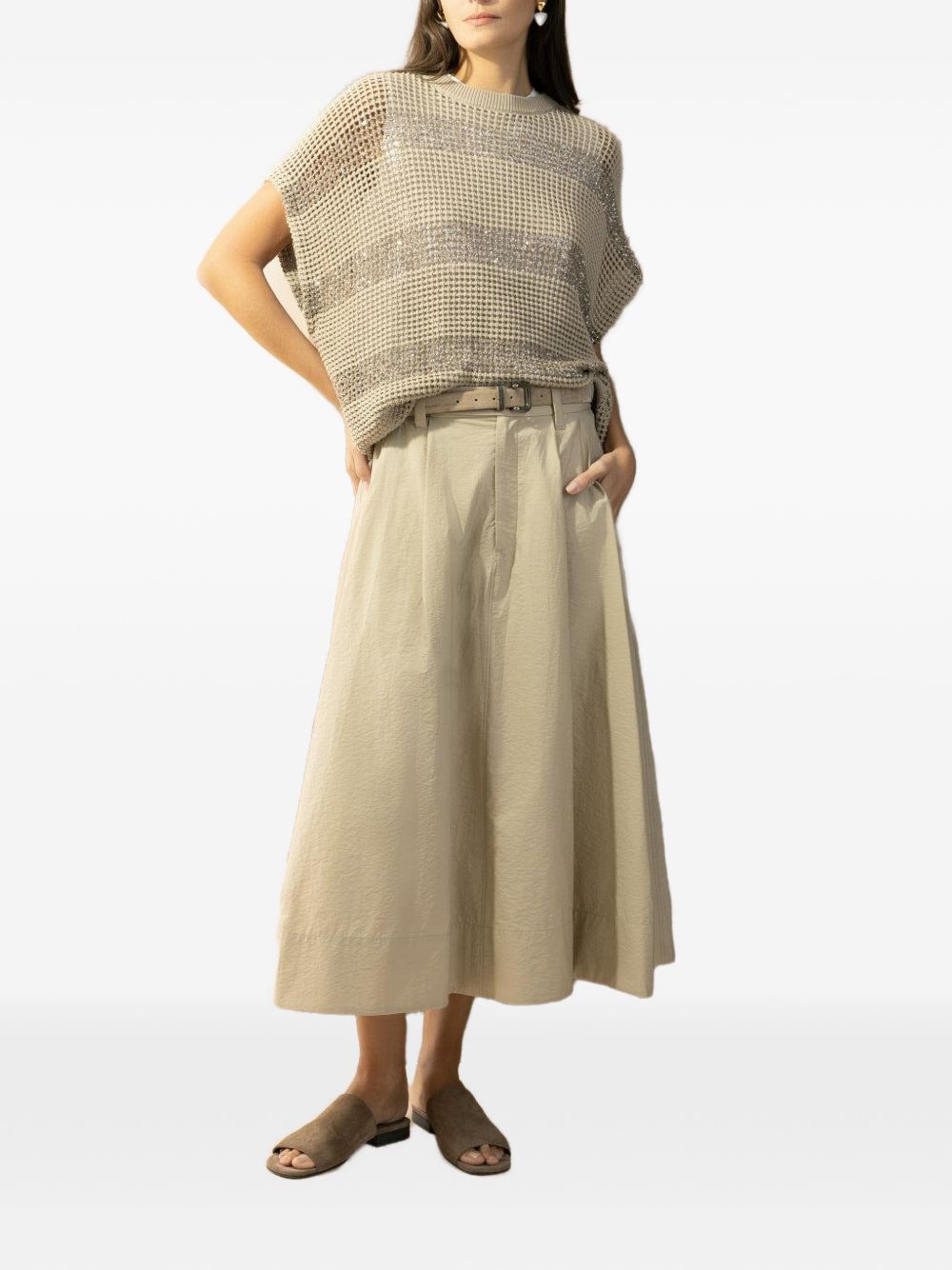 Brunello Cucinelli Sweaters Beige M58772820CKH72 (Brunello Cucinelli / ニット・セーター・カーディガン ) | Brunello Cucinelli (ブルネロ・クチネリ)(1)