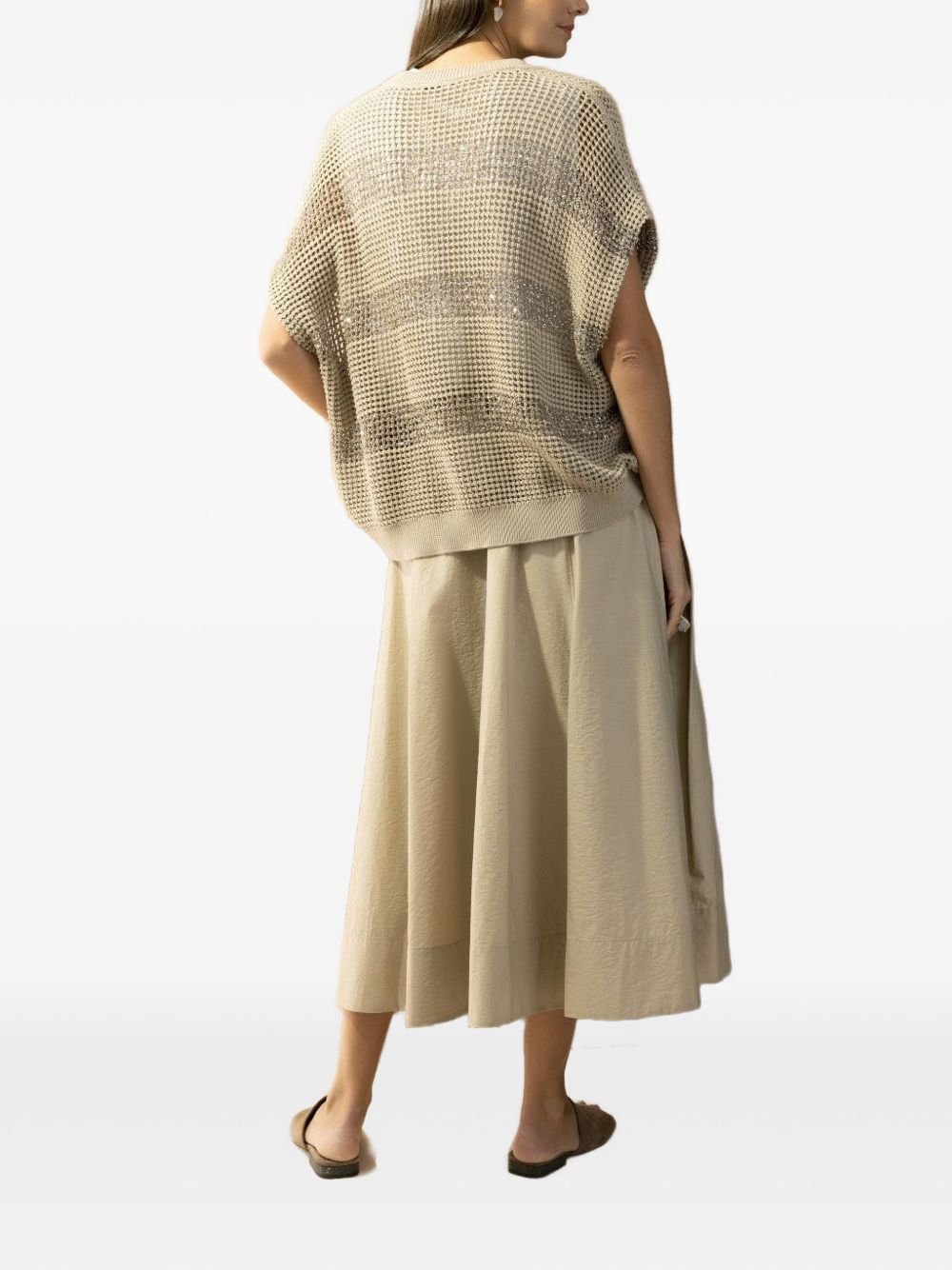 Brunello Cucinelli Sweaters Beige M58772820CKH72 (Brunello Cucinelli / ニット・セーター・カーディガン ) | Brunello Cucinelli (ブルネロ・クチネリ)(2)