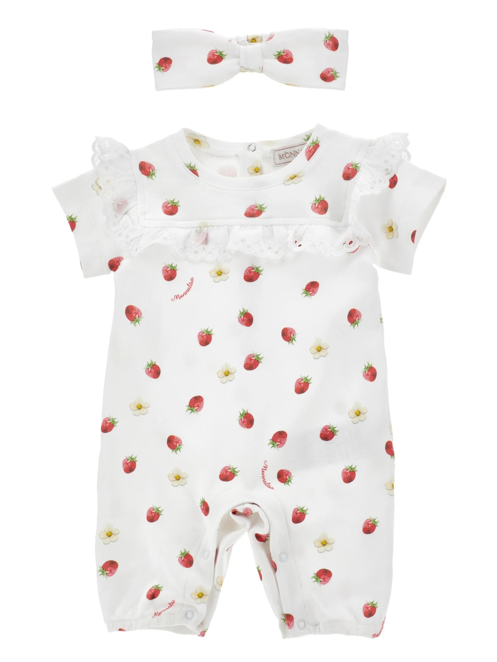 Monnalisa Clothing.... White 35G51770829944 (MONNALISA / ワンピース・ドレス・オールインワン ) | MONNALISA (モナリザ)