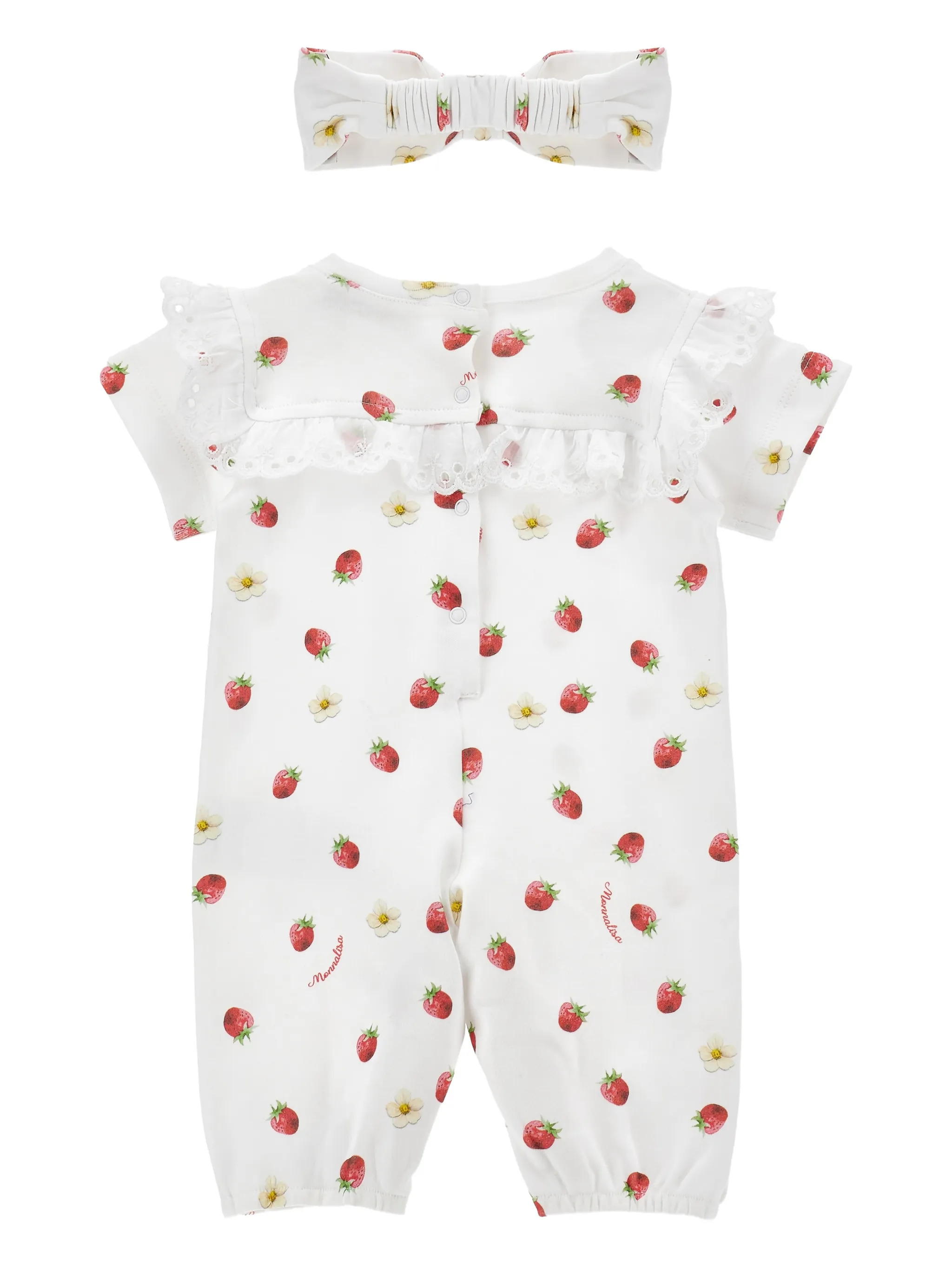 Monnalisa Clothing.... White 35G51770829944 (MONNALISA / ワンピース・ドレス・オールインワン ) | MONNALISA (モナリザ)(1)