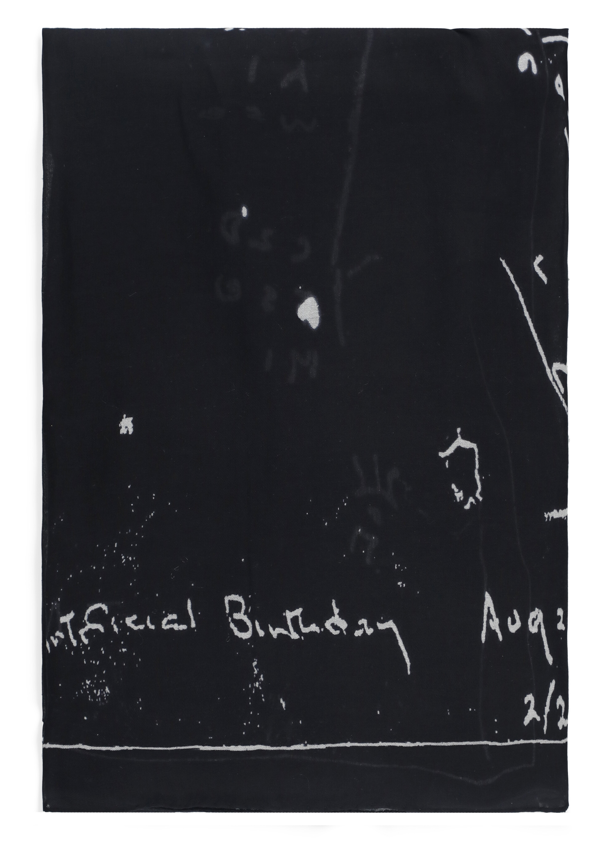 Rick Owens Scarfs Black RP01F6467SCARP10911 (Rick Owens / スカーフ・マフラー ) | Rick Owens (リック オウエンス)(1)