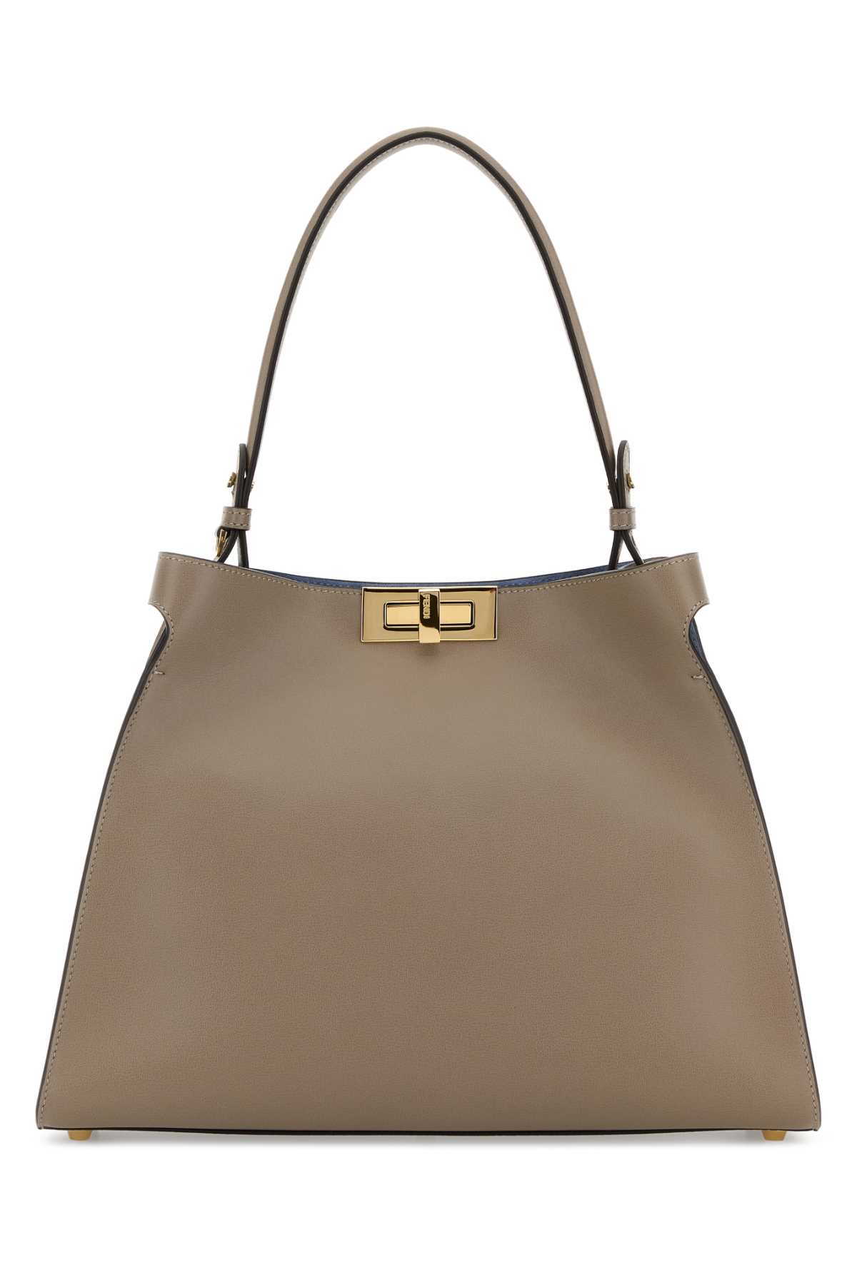 Dove grey leather medium Fendi Way handbag 8BN368AWPFF1V0H (FENDI / ハンドバッグ・ショルダーバッグ ) | FENDI (フェンディ)