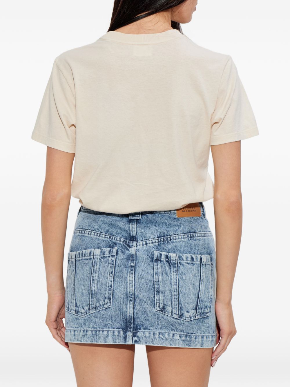 MARANT ETOILE T-shirts and Polos Beige TS0147FAD1N04E23EC (Isabel Marant Étoile / Tシャツ・カットソー ) | Isabel Marant Étoile (イザベル マラン エトワール)(1)