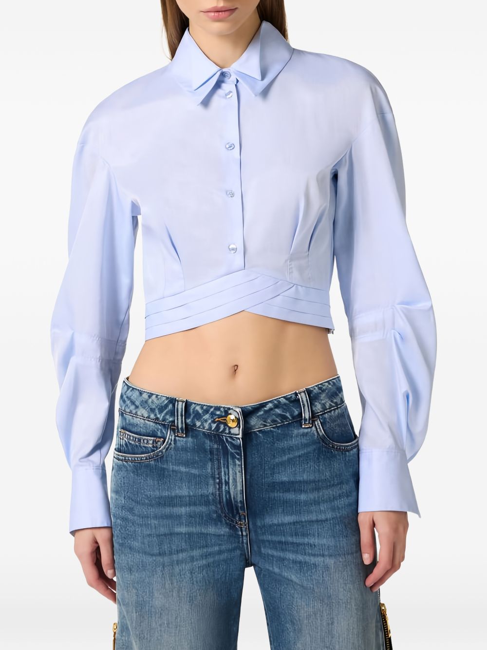 Elisabetta Franchi Shirts Light Blue CA12161E2019 (Elisabetta Franchi / シャツ・ブラウス ) | Elisabetta Franchi (エリザベッタ フランキ)(2)
