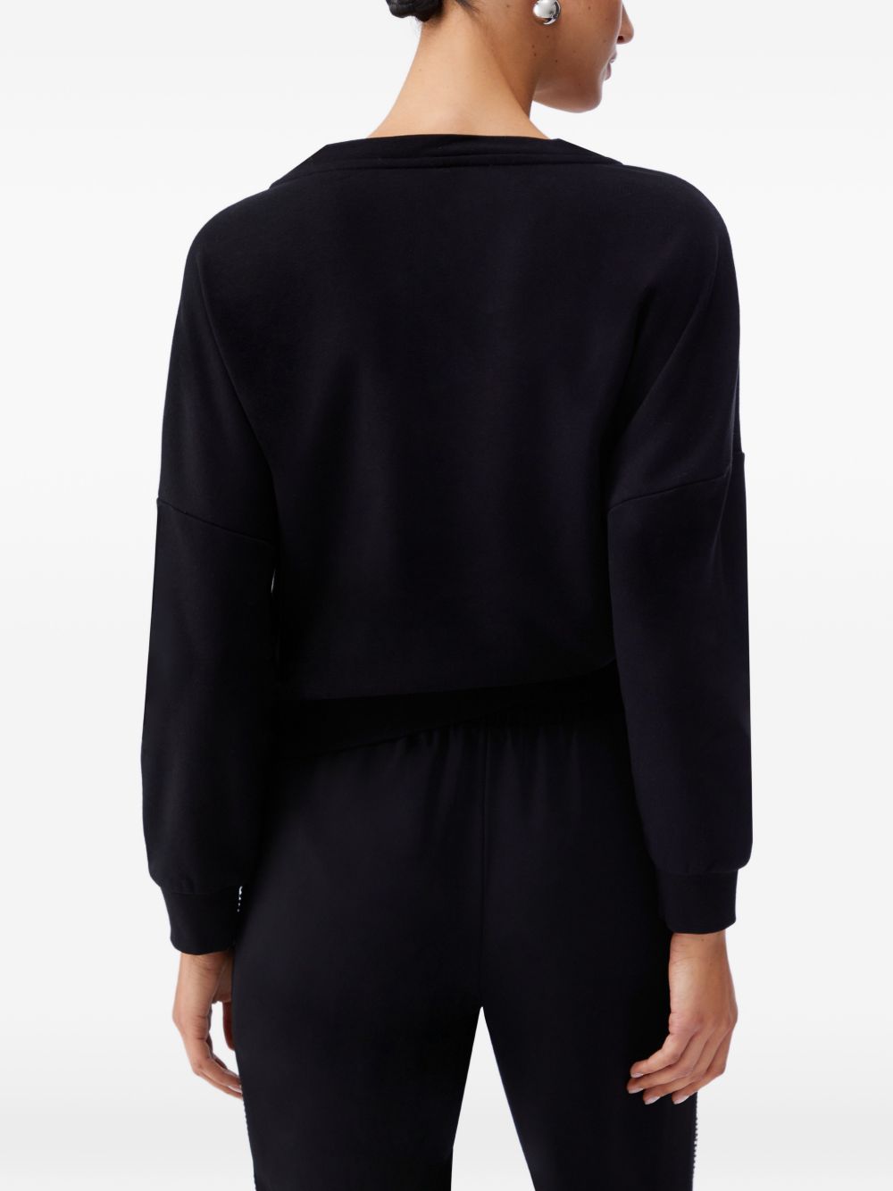 Liu Jo Sweaters Black TA6191FS00222222 (LIU•JO / スウェット・フーディー ) | LIU•JO (リュー・ジョー)(2)