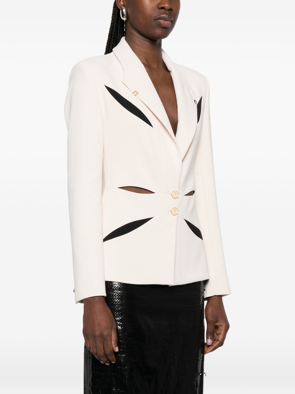 Elisabetta Franchi Jackets Black GI19861E2E84 (Elisabetta Franchi / ブレザー・ジャケット ) | Elisabetta Franchi (エリザベッタ フランキ)(2)